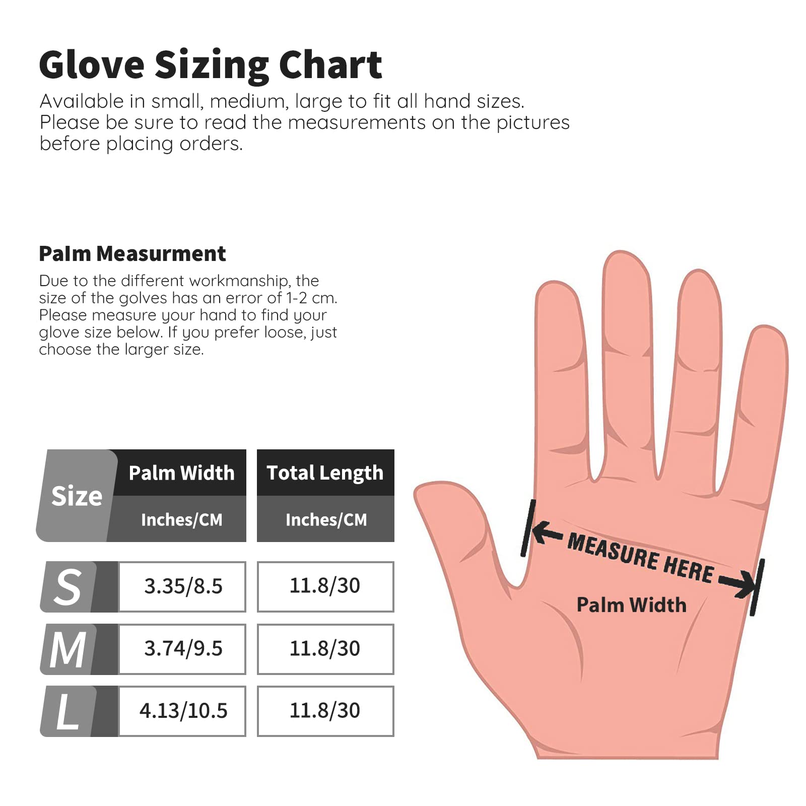 Segbeauty Black Gloves Reusable, 12 Inch Thickened Prolonged Powder Free Non-Latex Rubber Gloves, 16 Counts Washable Cleaning Gl
