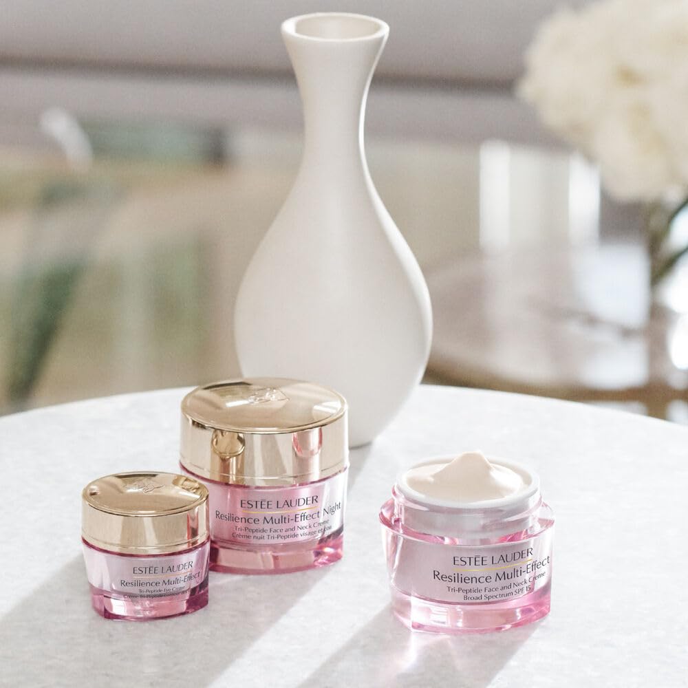 Est  E Lauder Resilience Multi-Effect Tri-Peptide Under Eye Cream | Targets Dark Circles & Puffiness, 0.5 Ounce