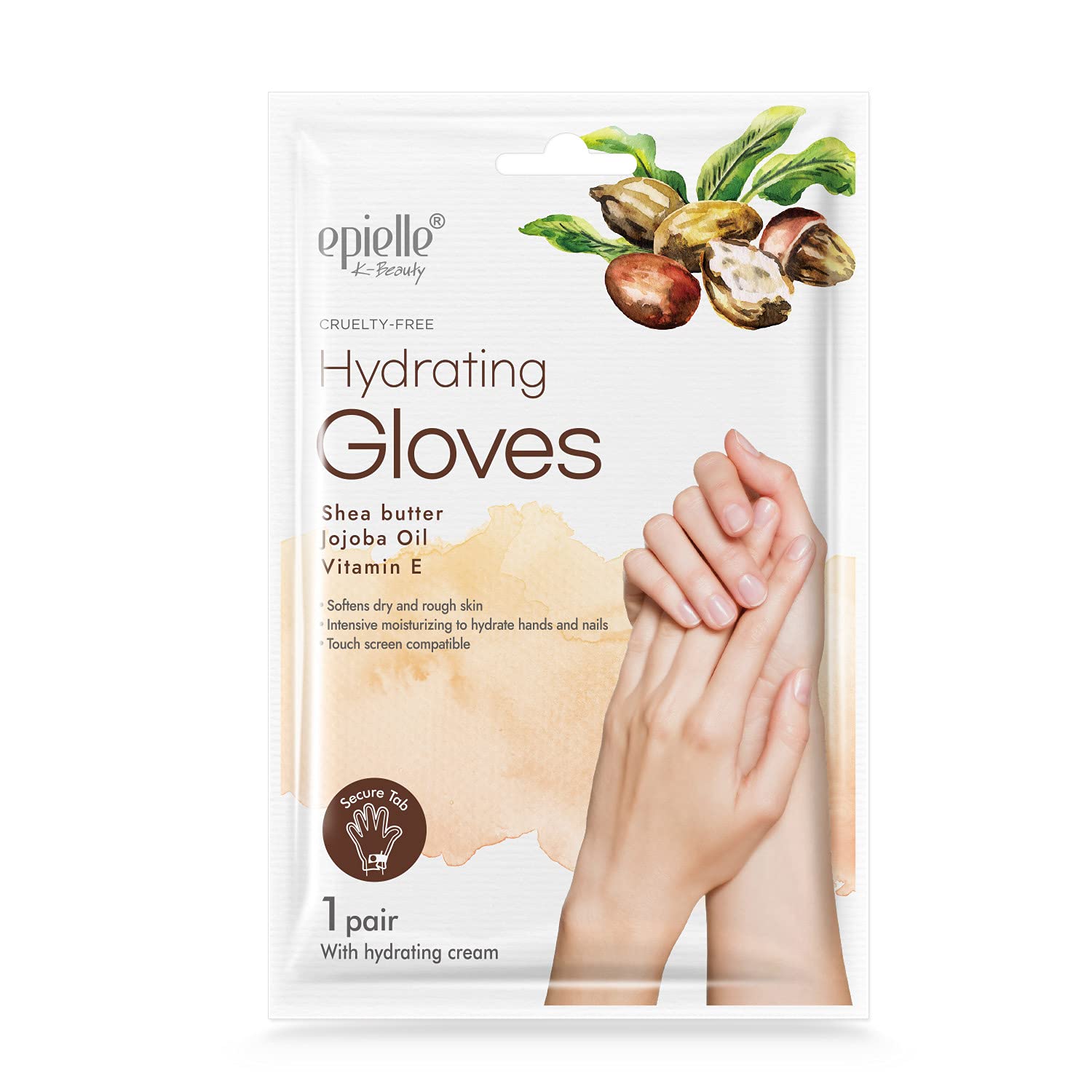 Epielle Hydrating Hand & Foot Masks (Glove & Socks 12Pk) For Dry Hand, Dry & Cracked Heel | Spa Day | Shea Butter + Jojoba Oil +