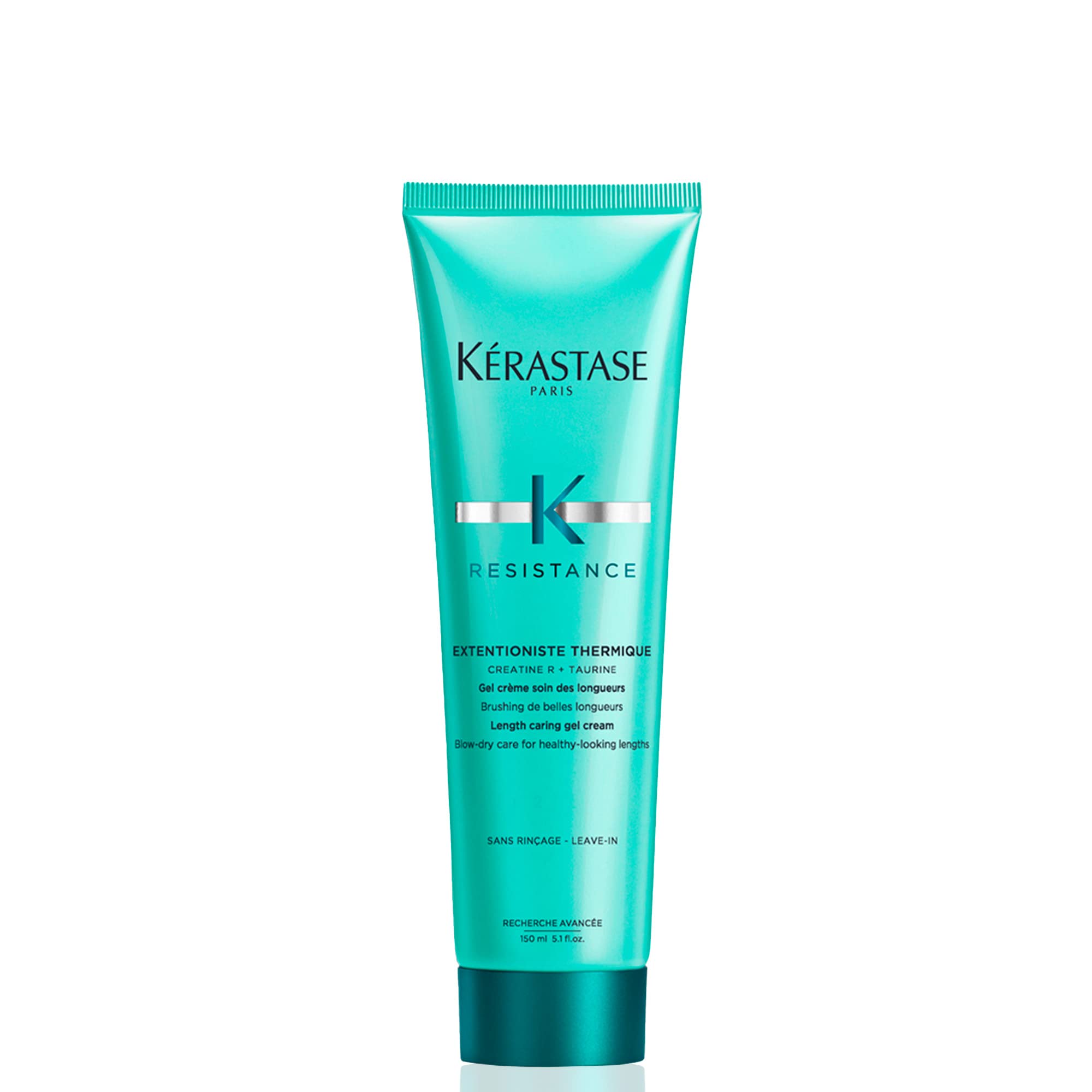 Kerastase Resistance Extentioniste Thermique Blow Dry Primer | Blow Dry Gel for Healthy Hair Lengths | Seals Split Ends | Heat P