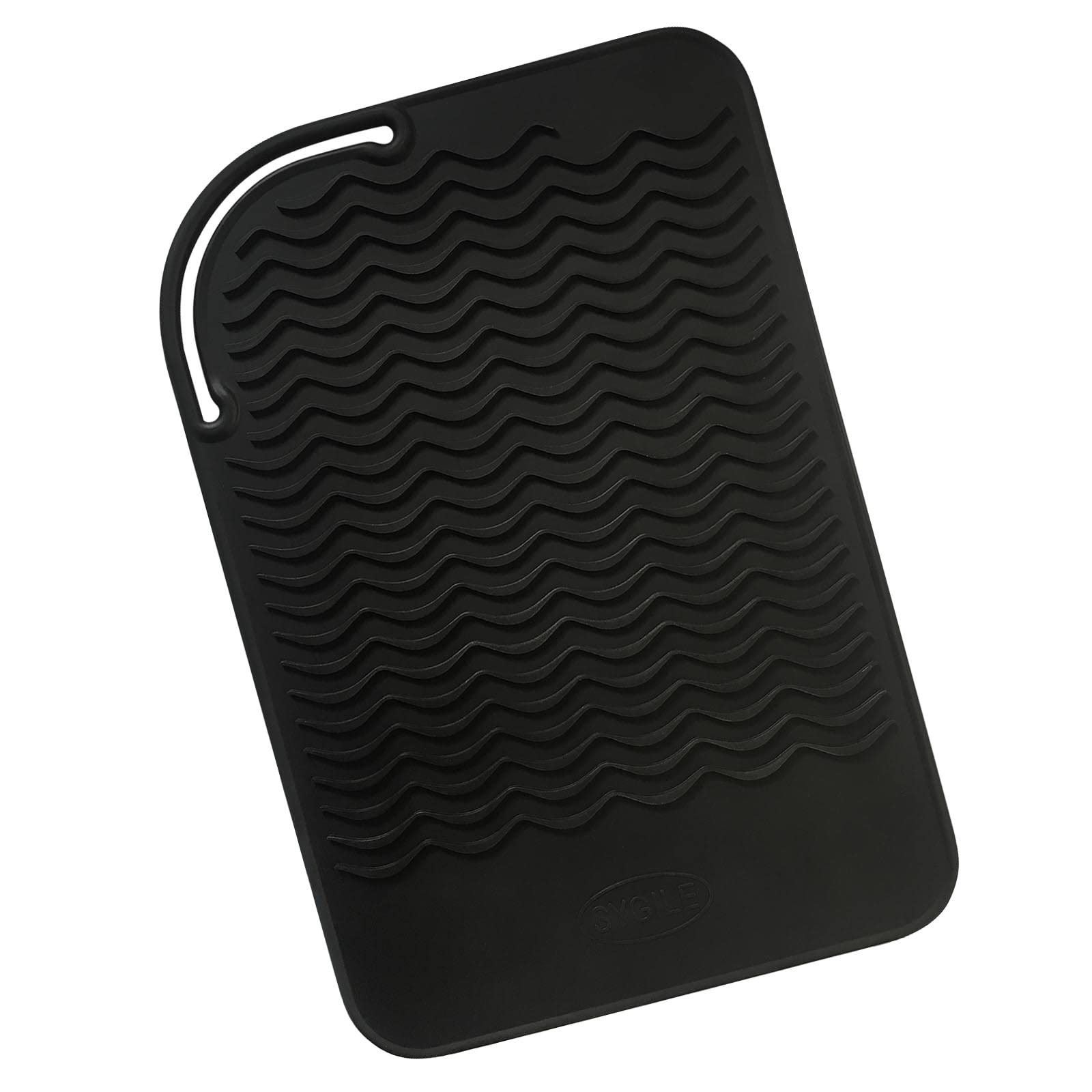 Sygile Silicone Heat Resistant Travel Mat, Anti-Heat Pad For Hair Straighteners, Curling Irons, Flat Irons And Other Hot Styling