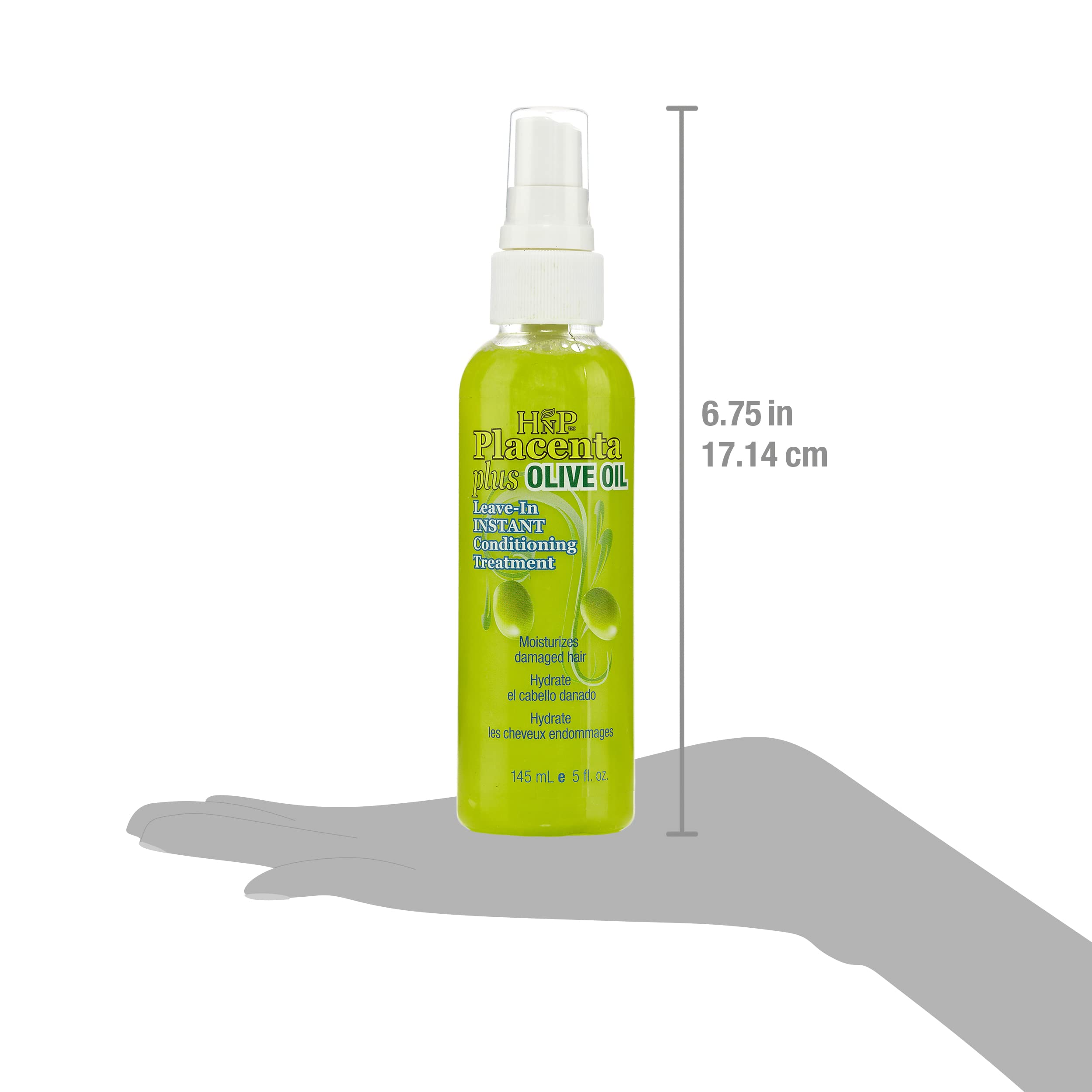Hnp Placenta Leave-In Conditioning Treatment With Olive Oil, 5 Oz
