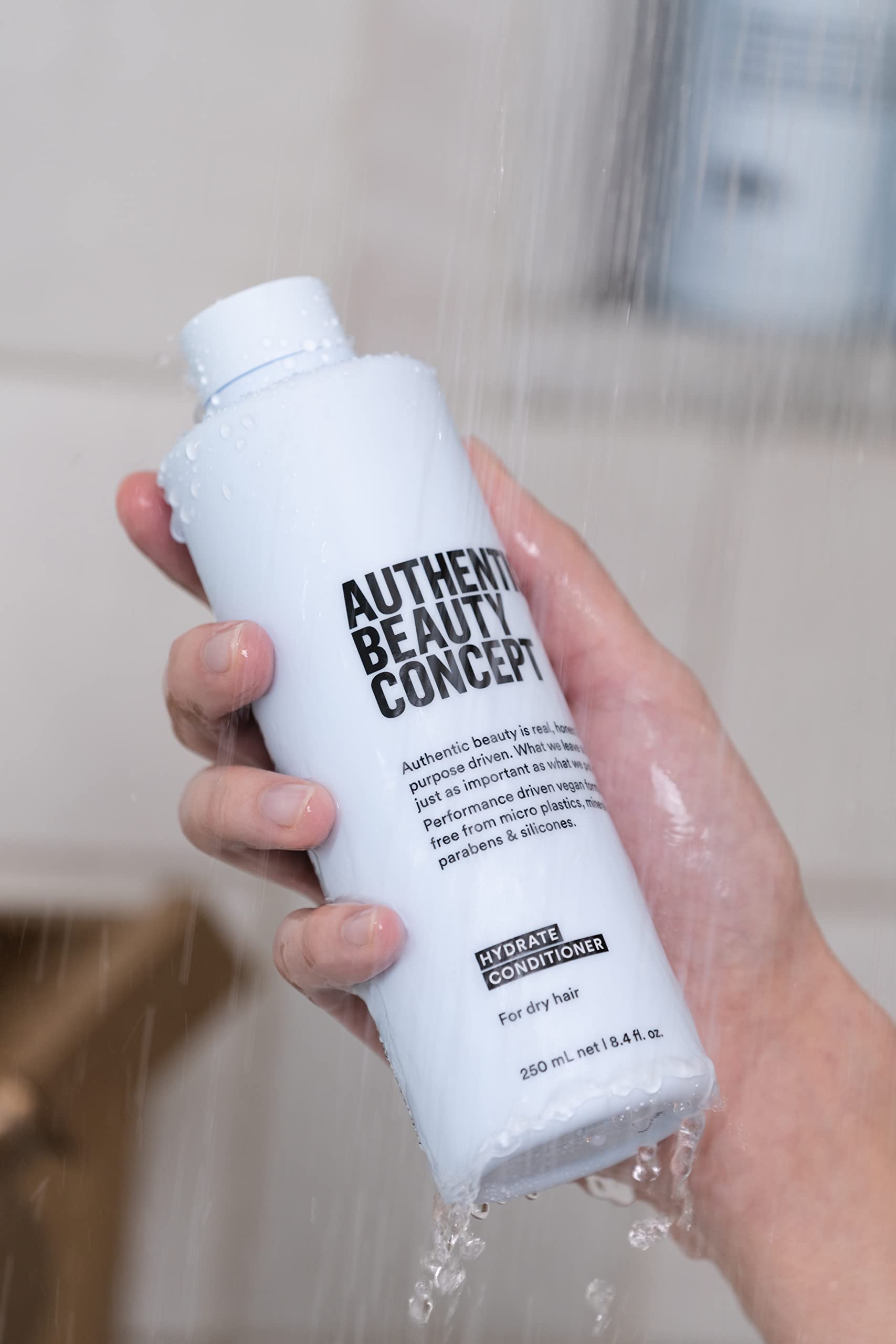 Authentic Beauty Concept Hydrate Conditioner | Hydrating Conditioner For Normal To Dry Or Curly Hair | Moisturizes & Revitalizes