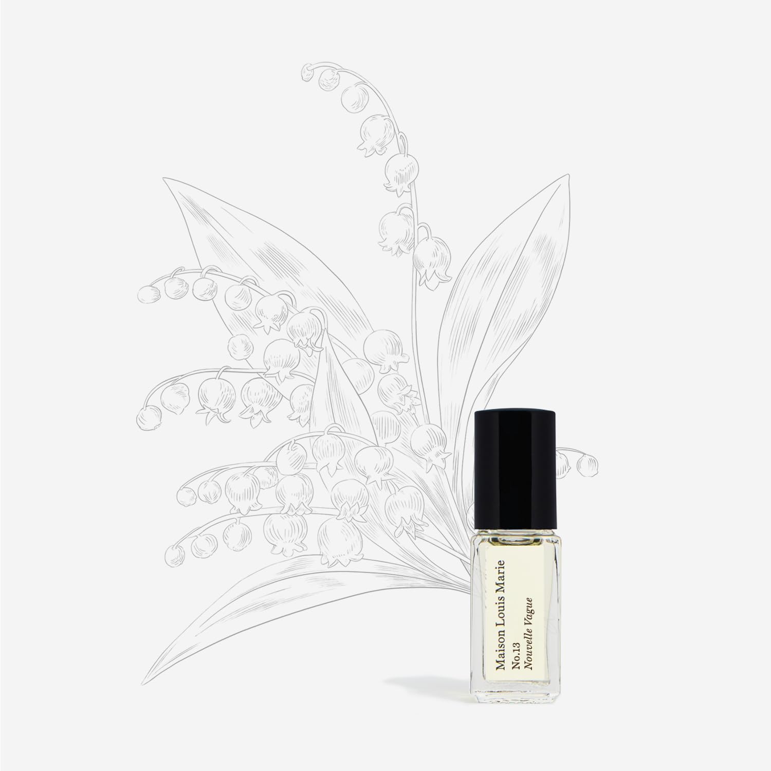 Maison Louis Marie - No.13 Nouvelle Vague Natural Roll-On Perfume Oil Sample | Luxury Clean Beauty + Non-Toxic Fragrance (0.1 Fl