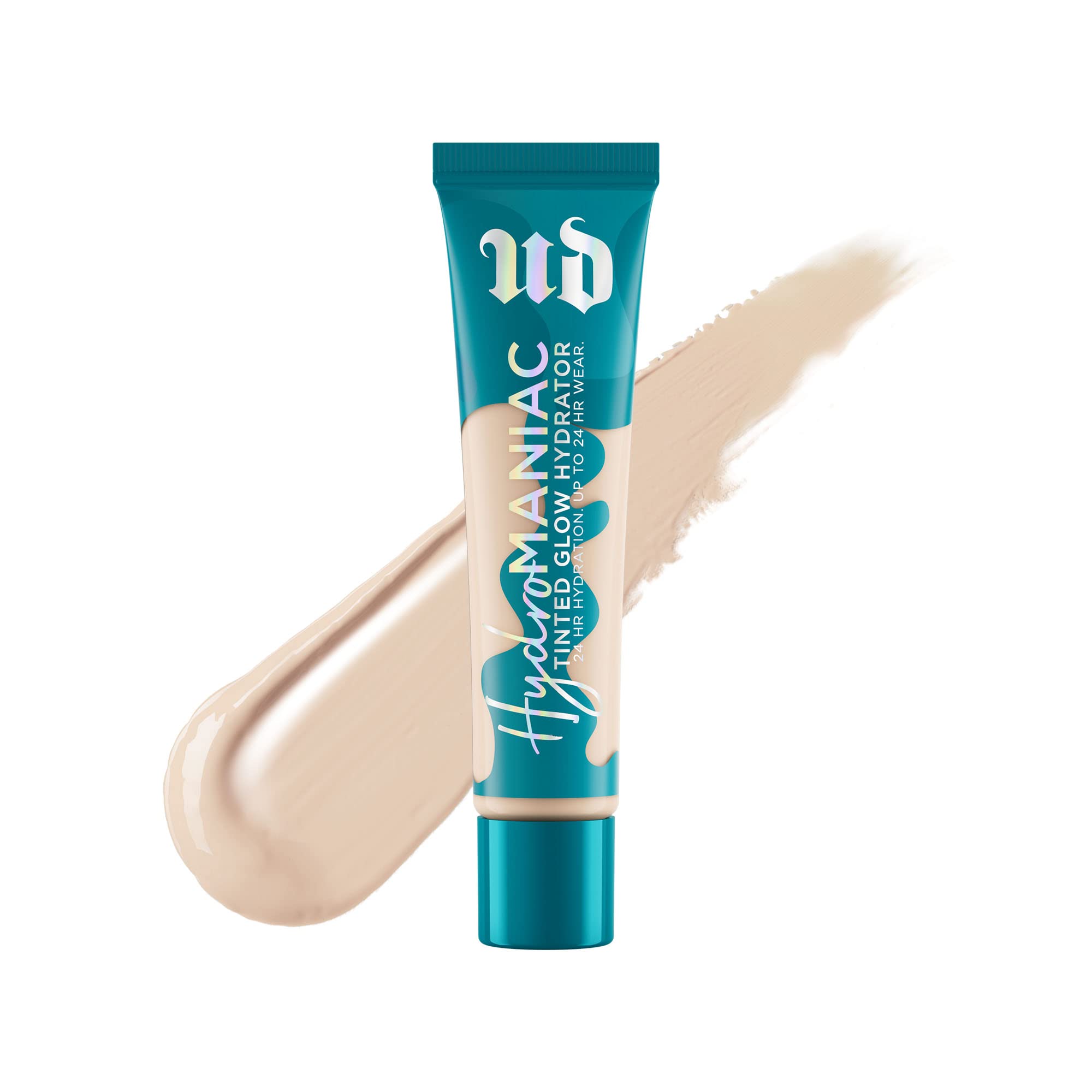 Urban Decay Hydromaniac Dewy Foundation (10 Ultra Fair Neutral), Hydrating Tinted Moisturizer for Dry Skin, Buildable Medium Cov