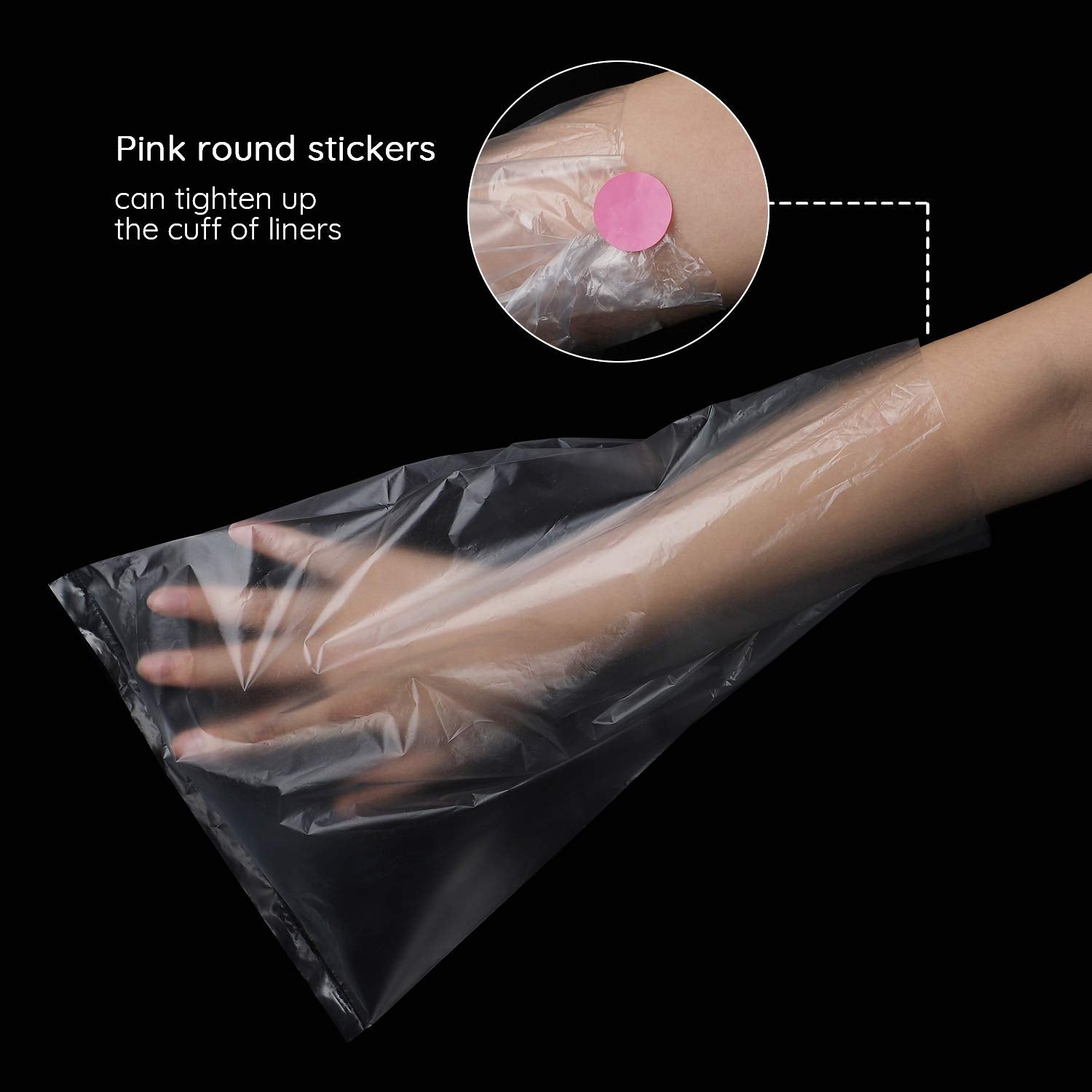 Segbeauty Paraffin Wax Bags For Hands & Feet, 300 Counts Plastic Paraffin Wax Liners, Disposable Thera-Py Wax Refill Sock Glove