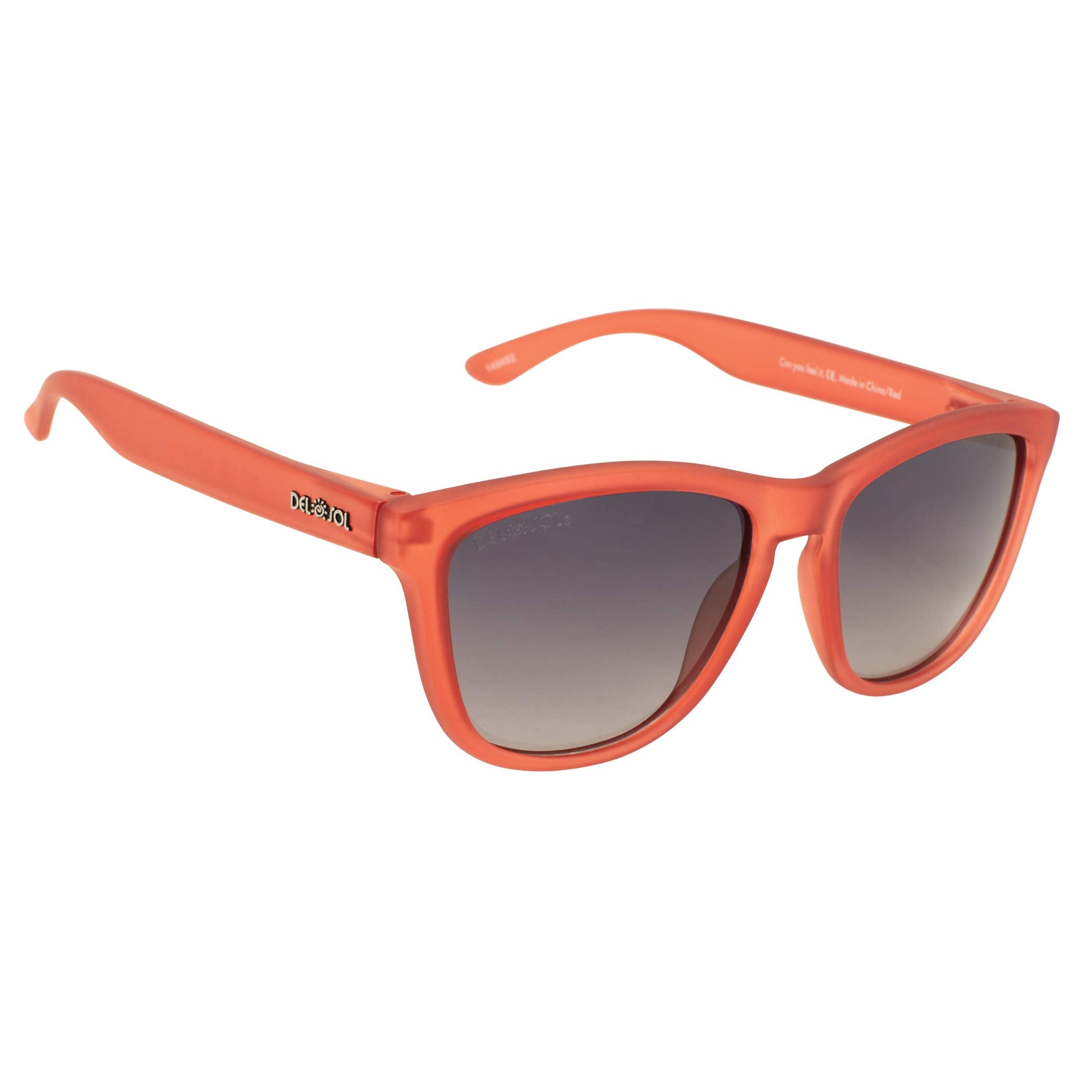 Solize Can You Feel It - Frosted Pink To Red By Delsol For Women - 1 Pc Sunglasses