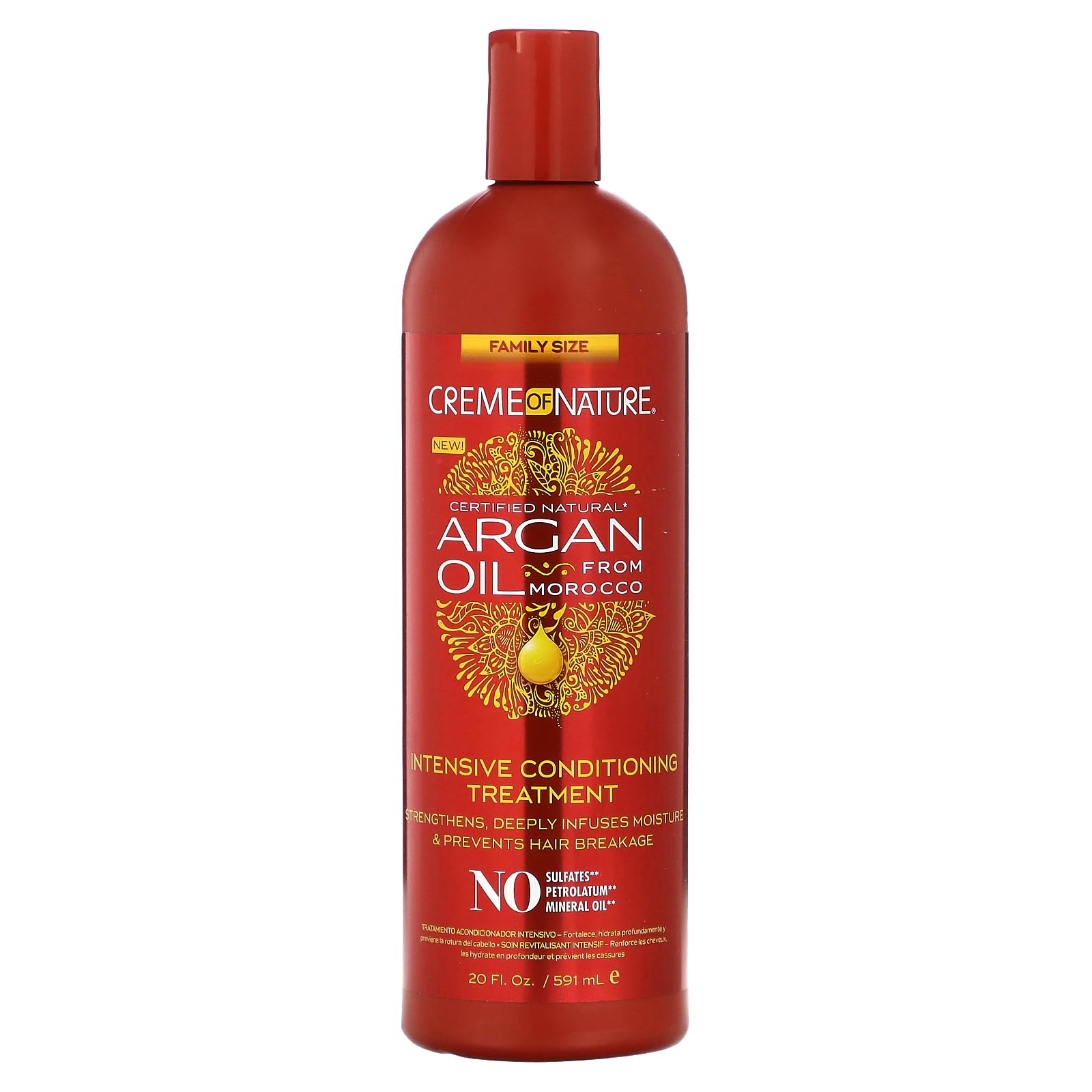 Creme Of Nature Argan Oil Conditioner Pro Treatment20 Ounce (591ml) (2 Pack)