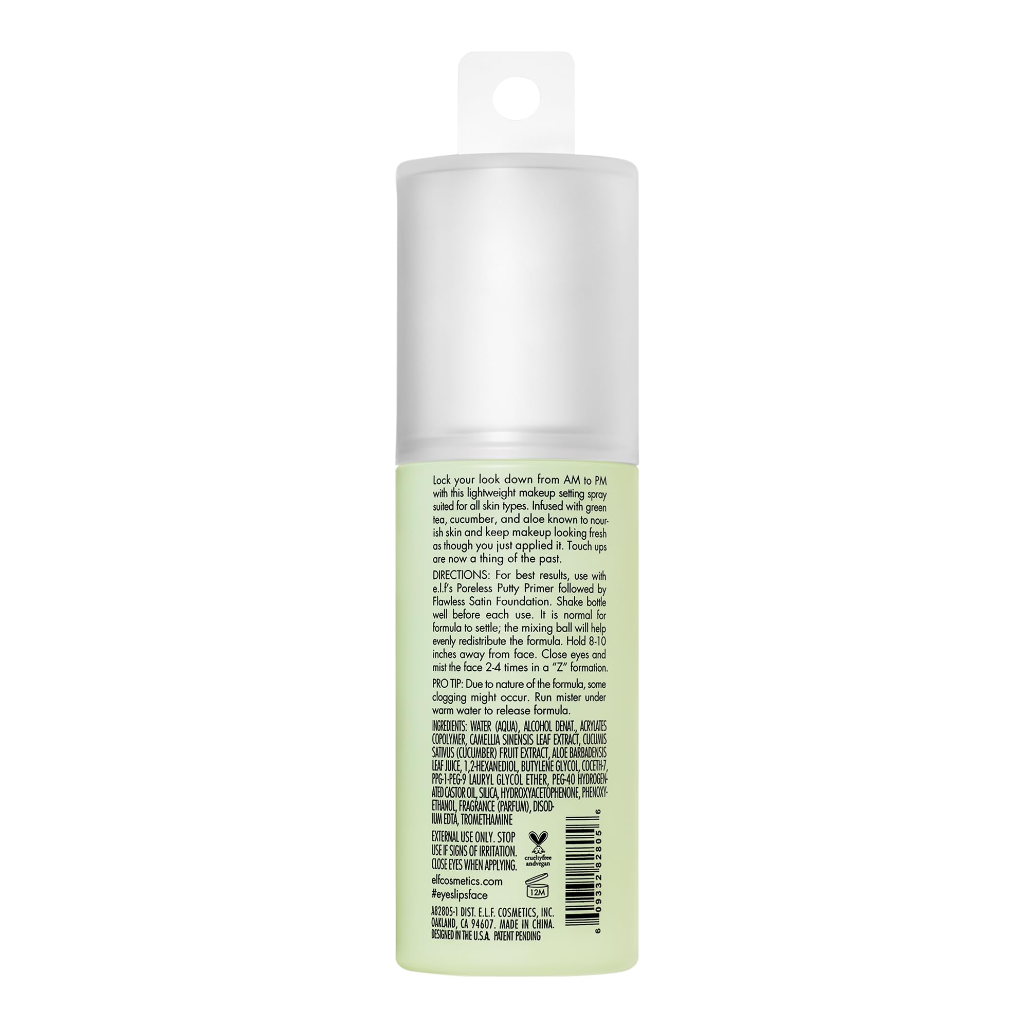 Elf Stay All Night Micro-Fine Setting Mist, Hydrating & Refreshing Makeup Setting Spray For 16Hr Wear-Time, Vegan & Cruelty-Free