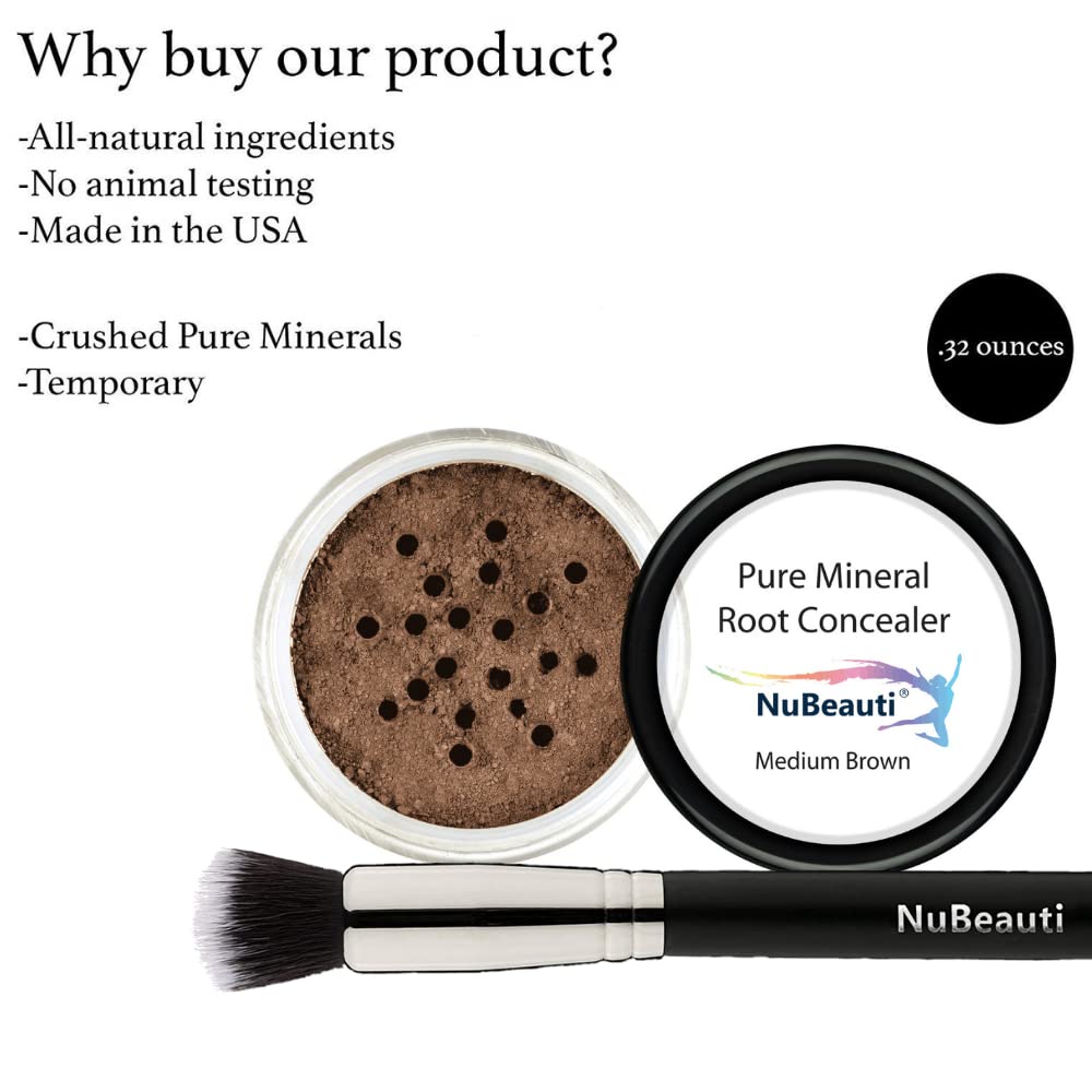 Hair Root Touch Up Powder - Root Cover Up Hair Powder - 11 True-To-Nature Root Concealer Shades - Zero Fragrance, Talc Or Parabe