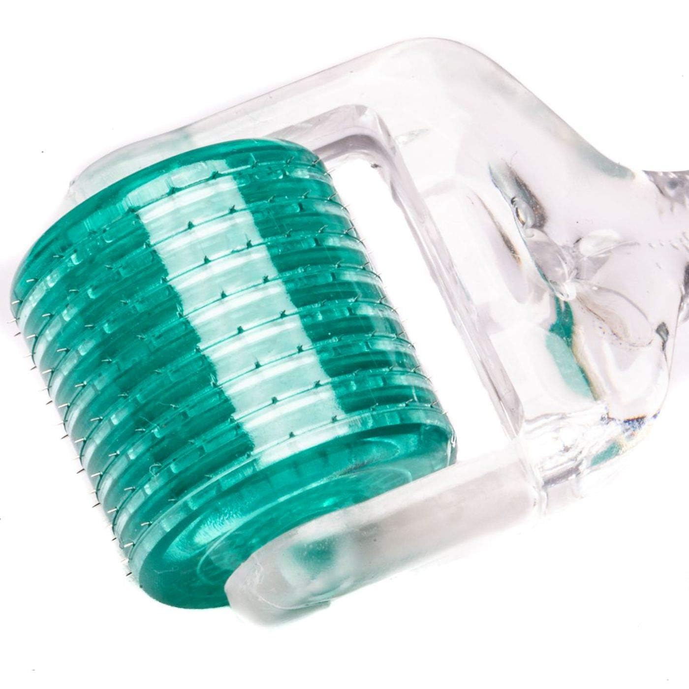 Derma Roller For Beard - Diougens Lee 540 Titanium Microneedling Roller For Face Body - With Storage Case