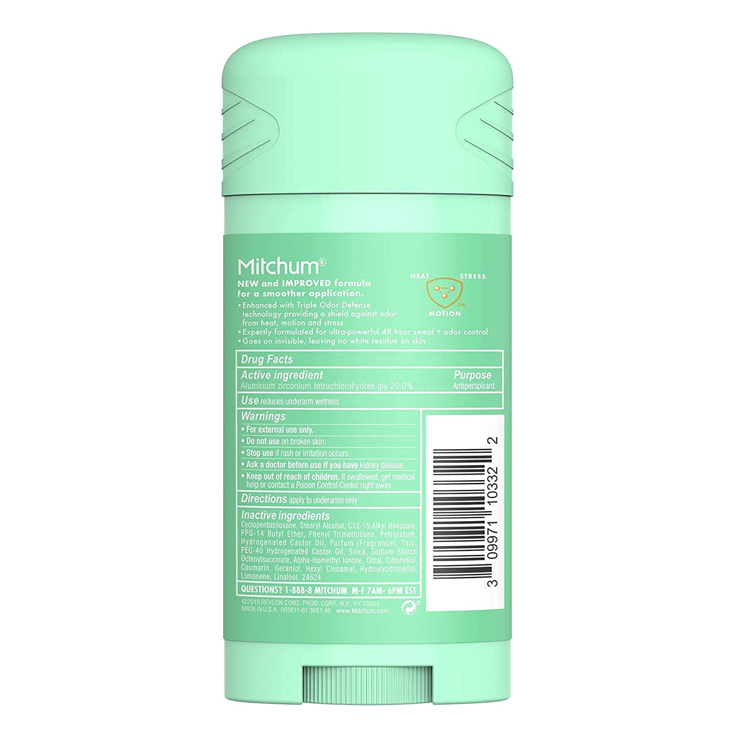 Mitchum For Women Advanced Control Anti-Perspirant Deodorant Invisible Solid Pure Fresh 2.70 Oz (Pack Of 9)