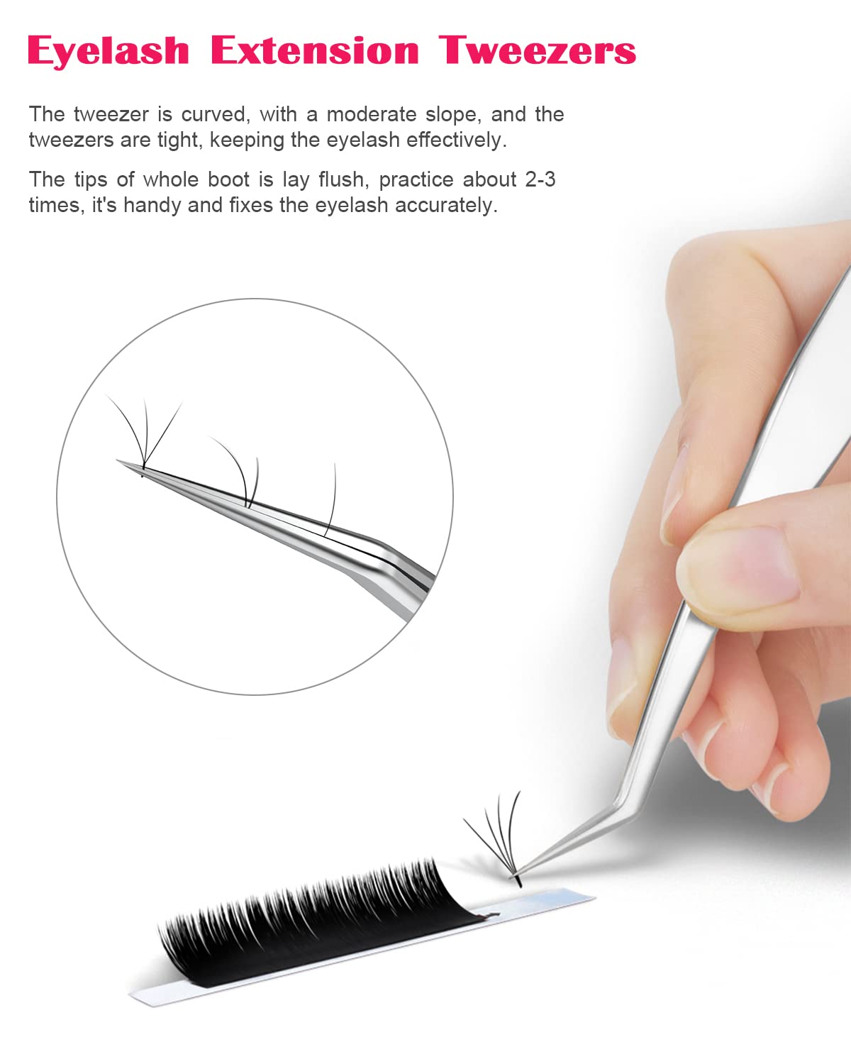 Fvion Lash Lift Tool Kit - Eyelash Lifter, Lashes Comb And Eyelash Tweezer - Stainless Steel Eyelash Perming Kit For Eyelash Ext