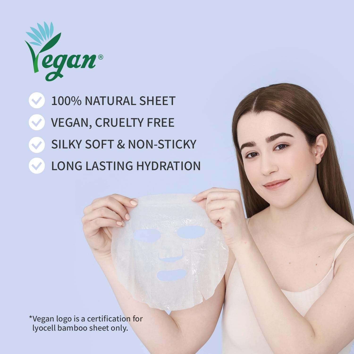 #Ootd Cica Calming Mask For Face Sensitive Irritated Skin, Soothing, Moisturizing, Korean Anti Aging Face Mask, Eve Vegan, Chamo