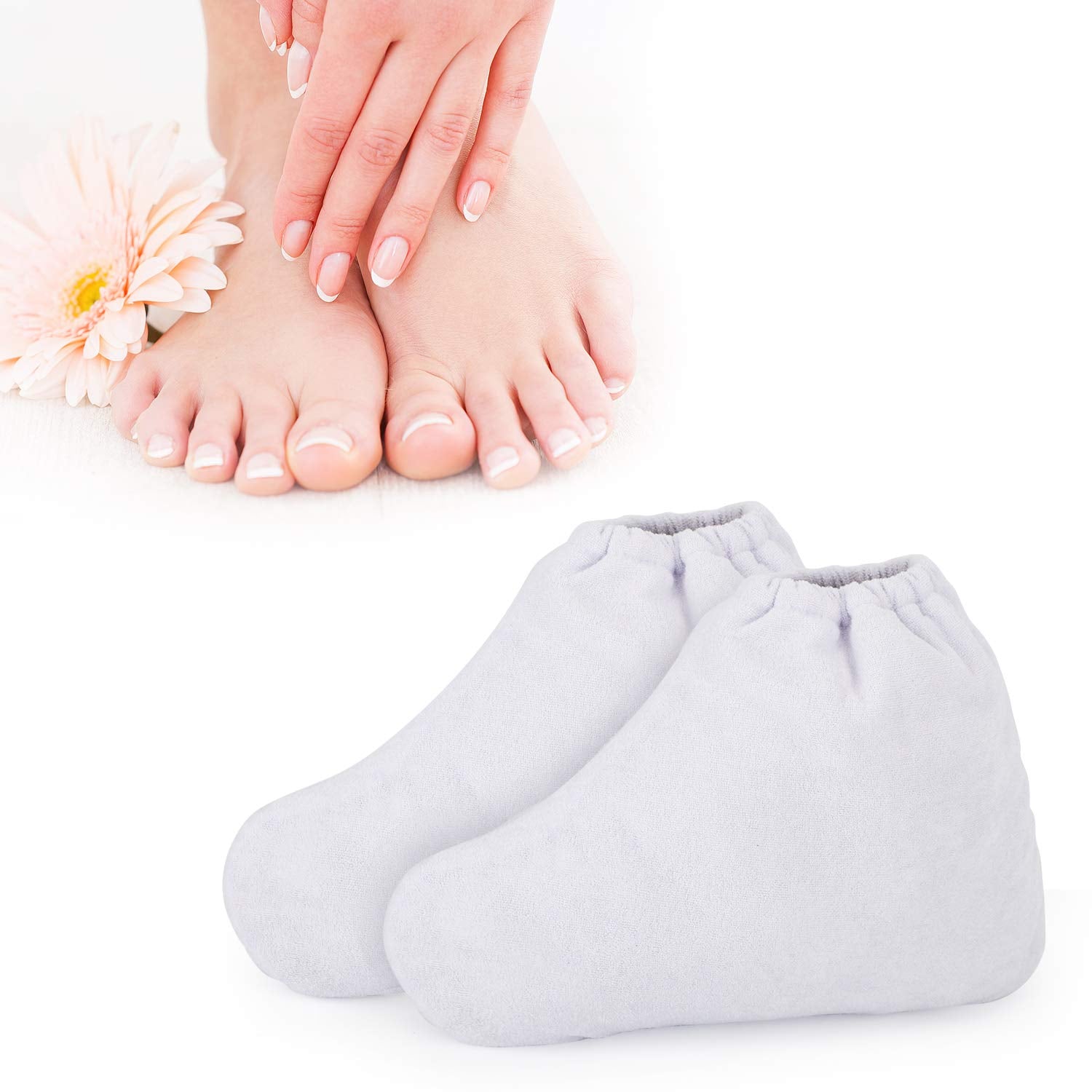 Paraffin Wax Foot Liners, Segbeauty Larger Paraffin Heated Foot Spa Booties, Wax Refill Feet Cover Bags For Hot Wax Hand Thera-P
