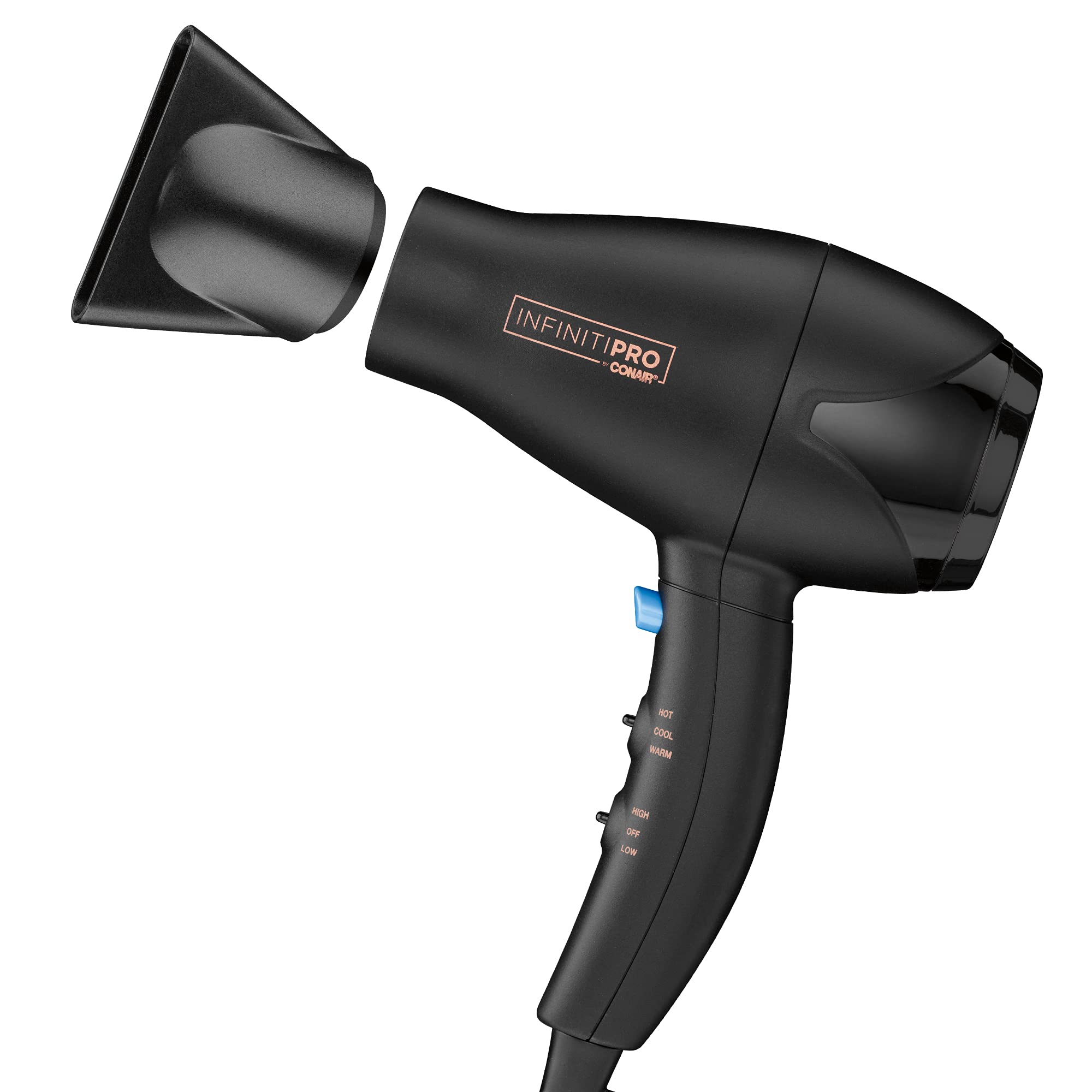 Infinitipro By Conair Travel Hair Dryer, Mighty Mini Compact Lightweight Professional Ac Motor Hair Dryer