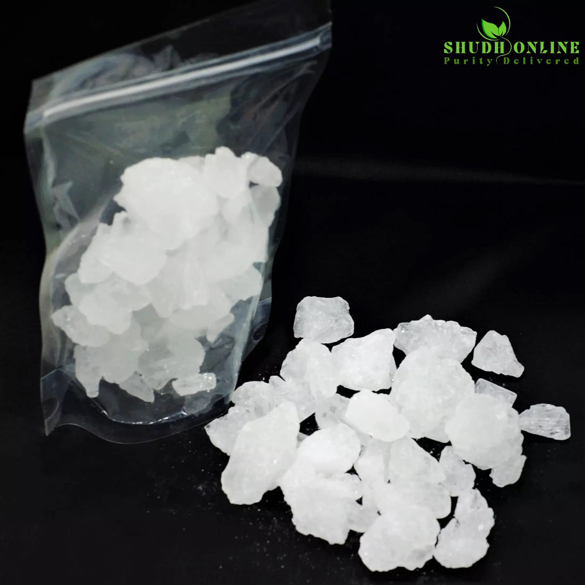 Alum Stone Organic For Face (3.5 Oz - 0.2 Lb) Piedra De Alumbre Para Lavado Intimo - Natural Fitkari Stone For Shaving - Phitkar
