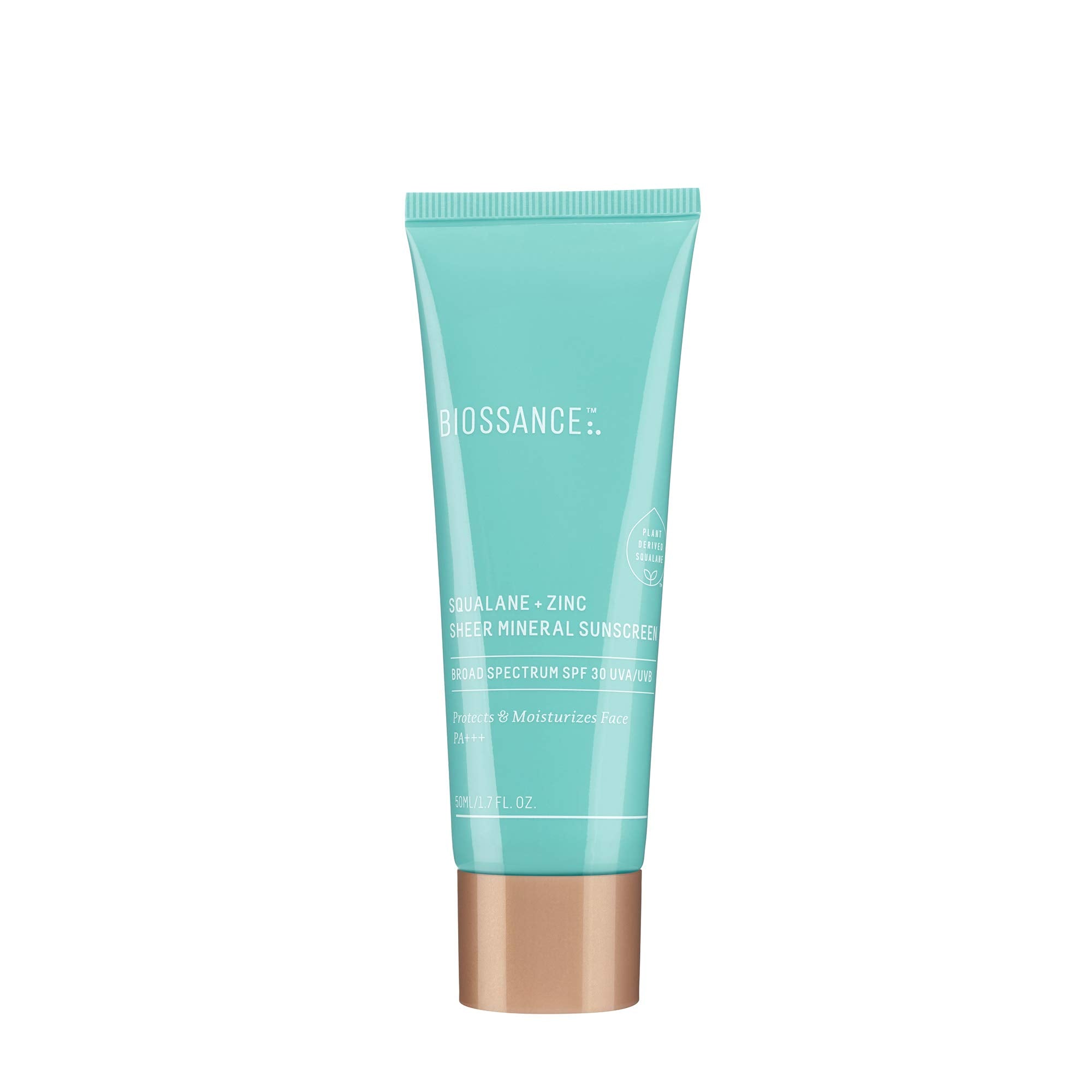 Biossance Squalane + Zinc Sheer Mineral Sunscreen. Broad-Spectrum Spf 30 Pa+++ Zinc Oxide Sunscreen That Protects And Hydrates S