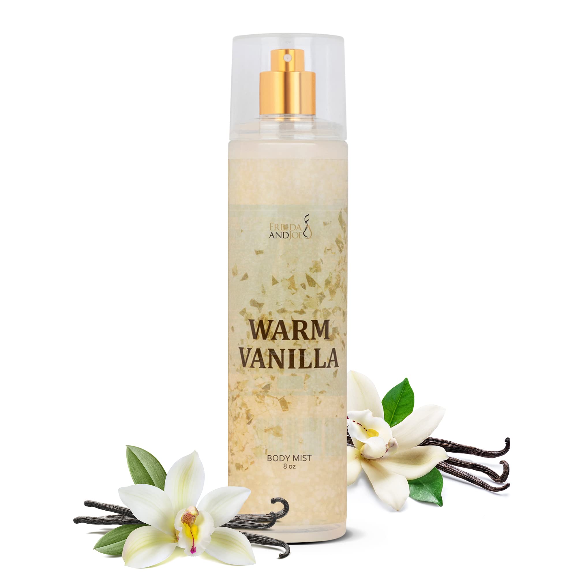 Warm Vanilla Unisex, Womens Perfume Fragrance Body Mist & Sprays, Women's Fruity Luxury Scented Gifts & Presents, 8 oz Fine Mist