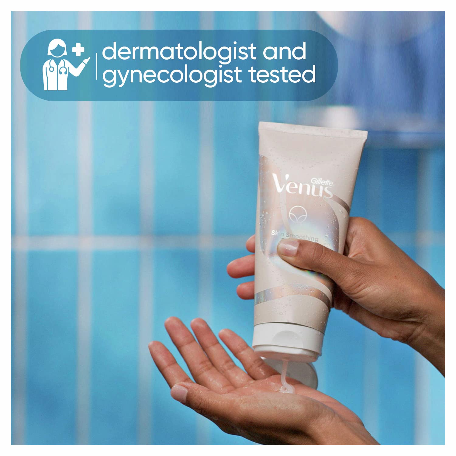 Gillette Venus Intimate Grooming Skin-Smoothing Exfoliant Preshave For Bikini Pubic Hair And Skin, 6 Oz