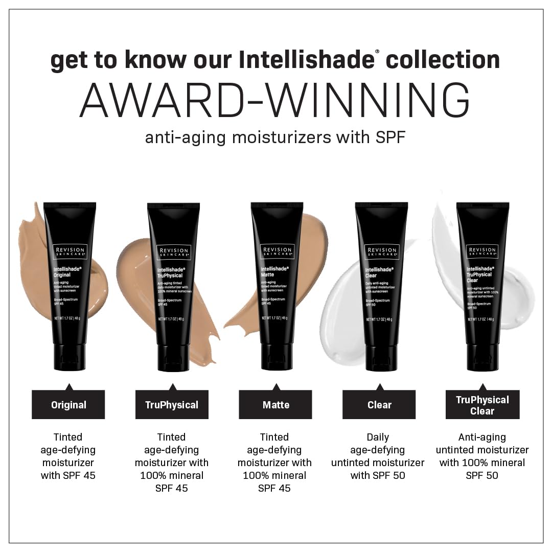 Revision Skincare Intellishade Original, Anti Aging Tinted Daily Moisturizer With Spf, Anti Wrinkle With Peptides And Vitamin C,