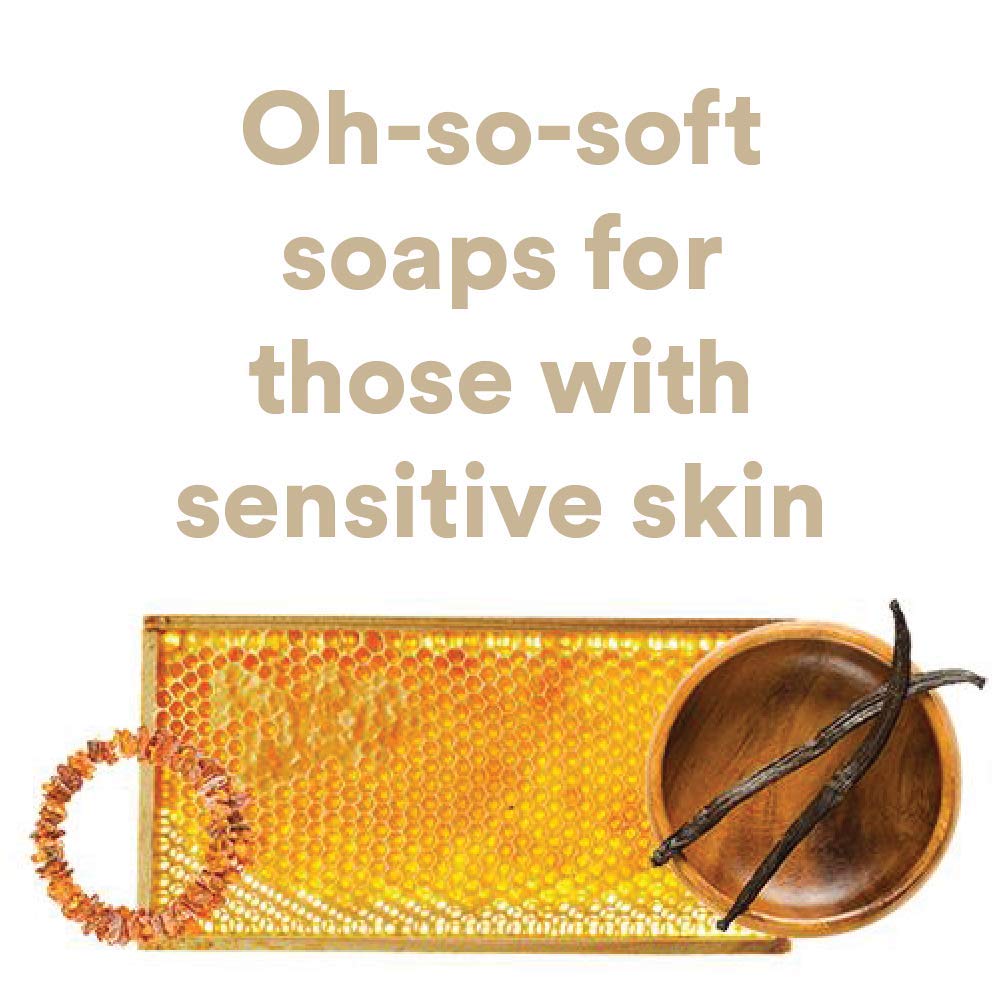 Camille Beckman Tuscan Honey Scented Glycerine Bar Soap For Hands, Face And Body, 3 Bars At 3.5 Ounces Each