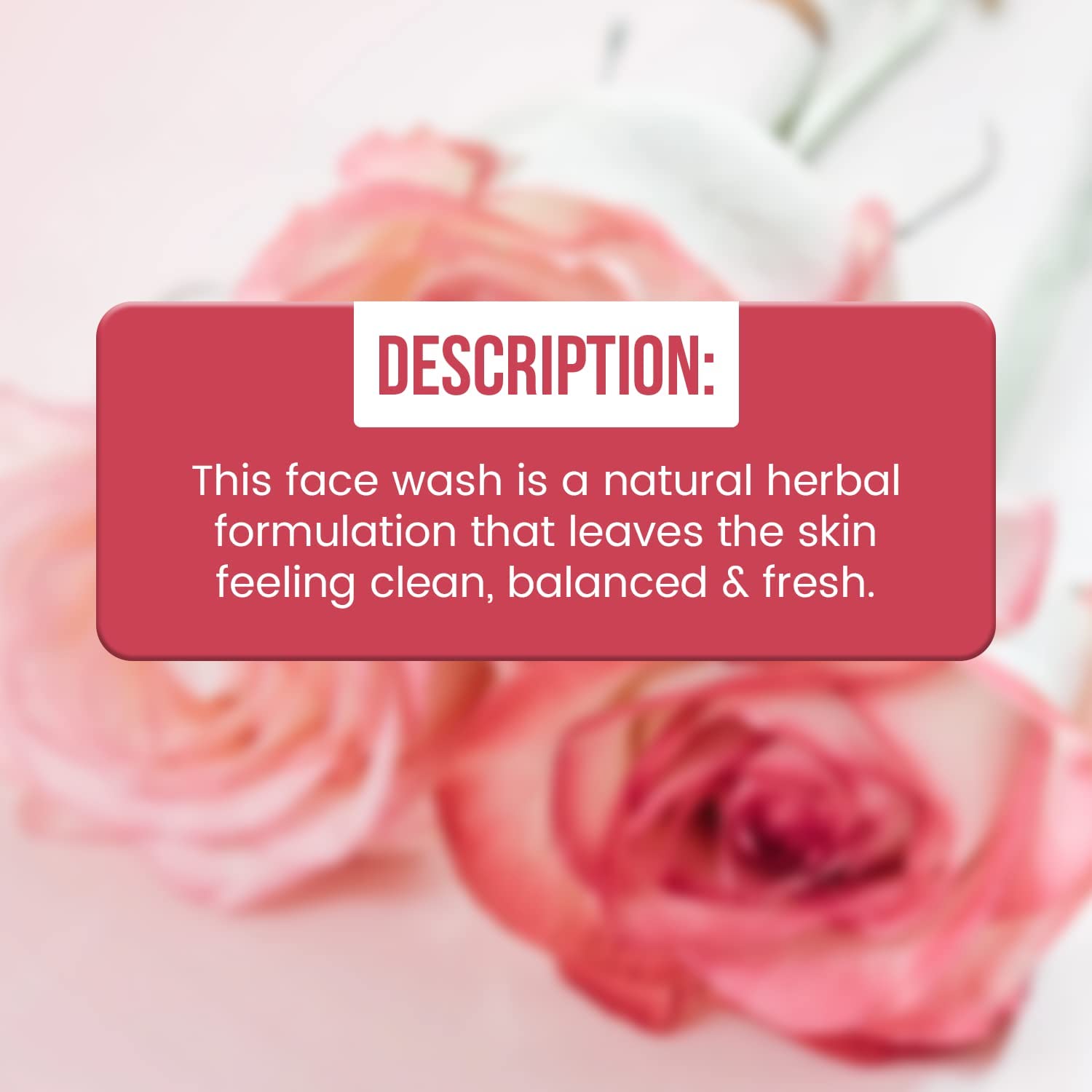 Reshma Beauty Rose Face Wash | Cleanser For All Skin Types & Dull Skin | Glowing Skin And Deep Cleansing | Cleanser For Reviving