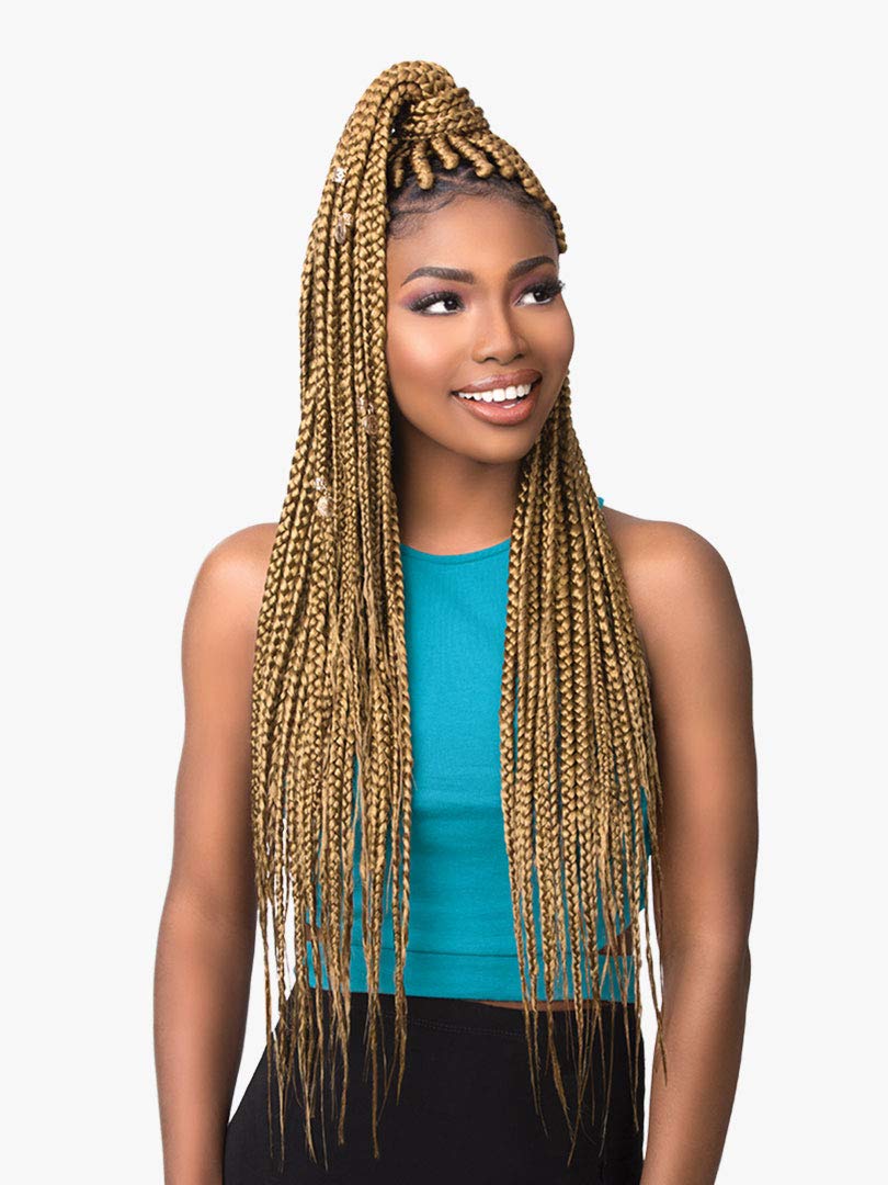 Sensationnel African Collection Kanekalon Aquatex Pre-Layered Synthetic Braid 48'' / Water-Repellent - 3Xruwa (2Packs, 1)