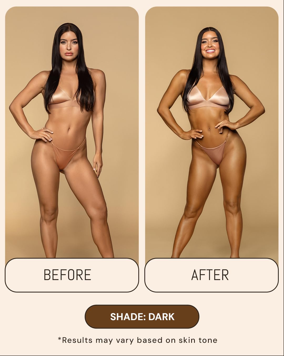 Dark Tanning Mousse 7Oz - Sunless Self-Tanner For A Natural, Streak-Free, Organically Derived, Lightweight & Fast Absorbing, Non