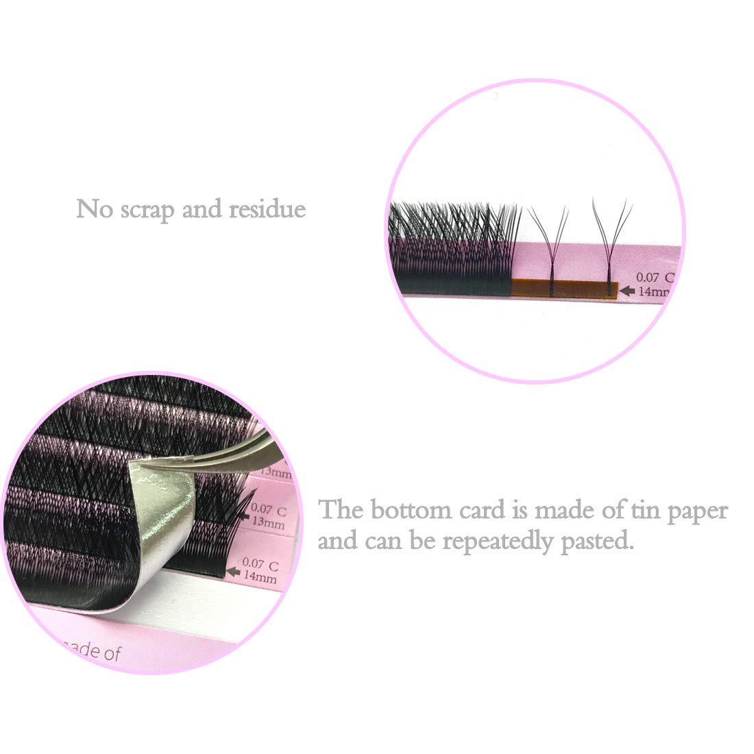 Y Lash Extensions D Curl .05Mm 9Mm Mix Tray Premade Volume 2D Fans Eyelash Extension .05 Mix Yy Type Wispies Soft Eye Lashes Sup