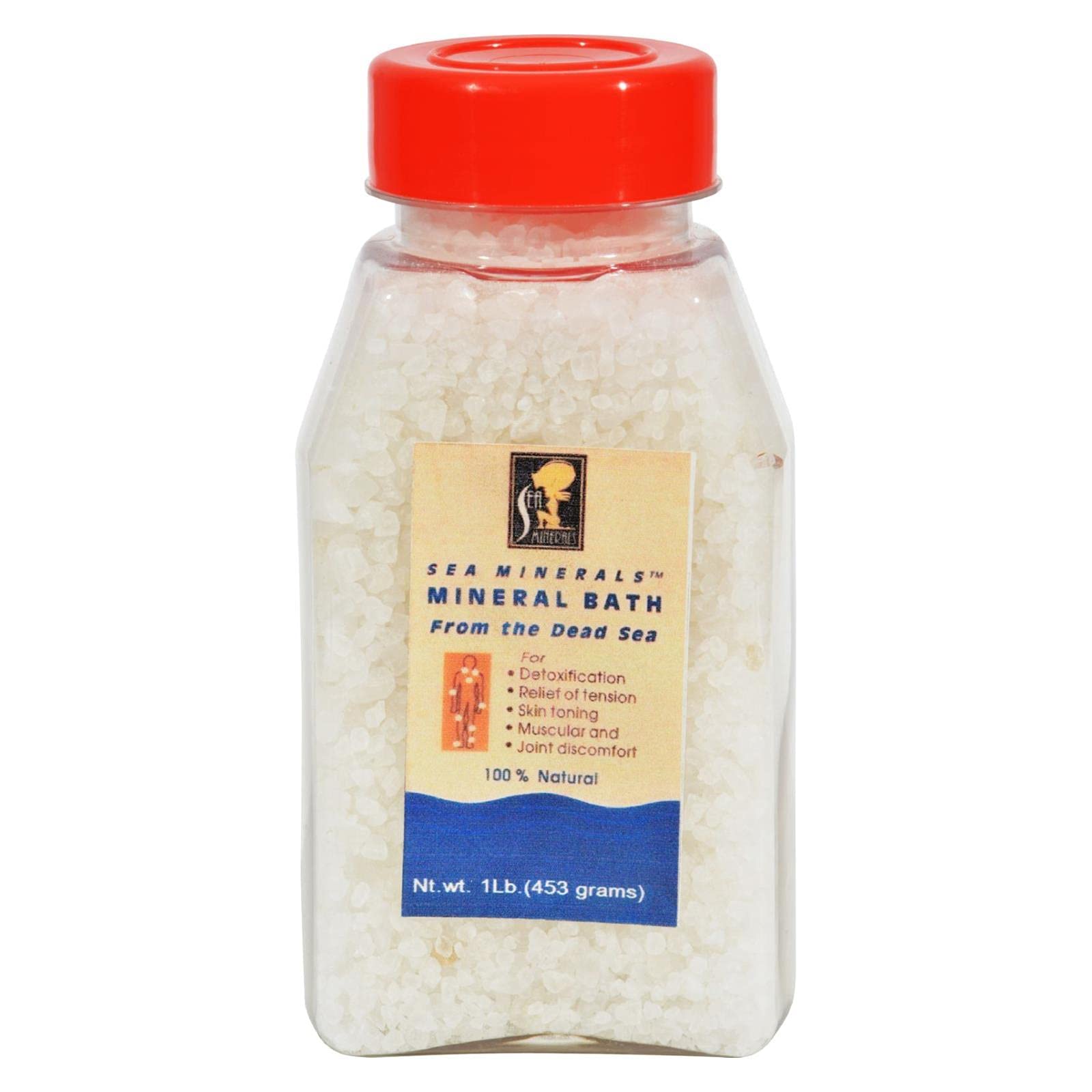 Sea Minerals Dead Sea Mineral Bath Salt, 1 Lb