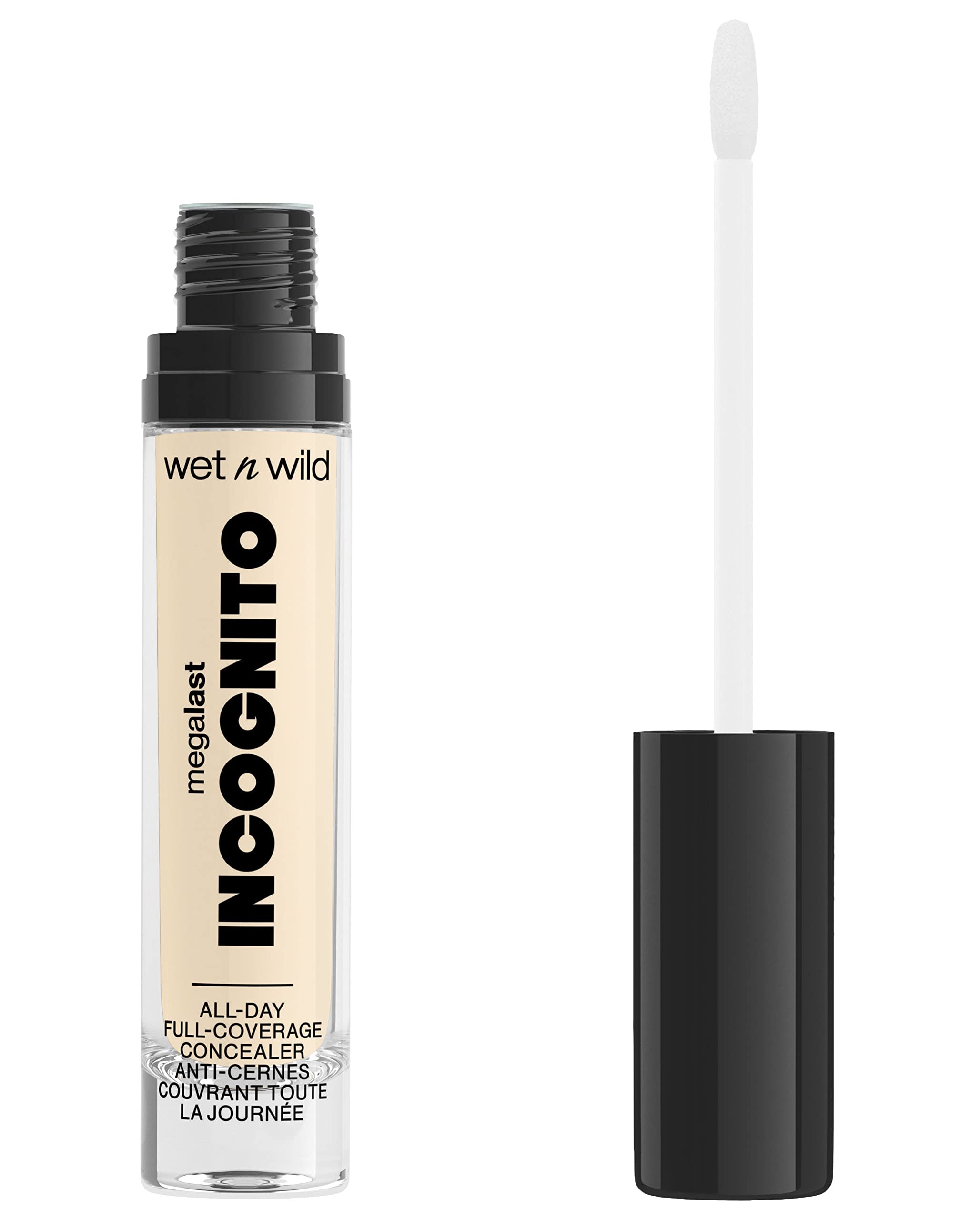 Wet N Wild Mega Last Incognito Allday Full Coverage Concealer, Fair, 0.18 Ounce