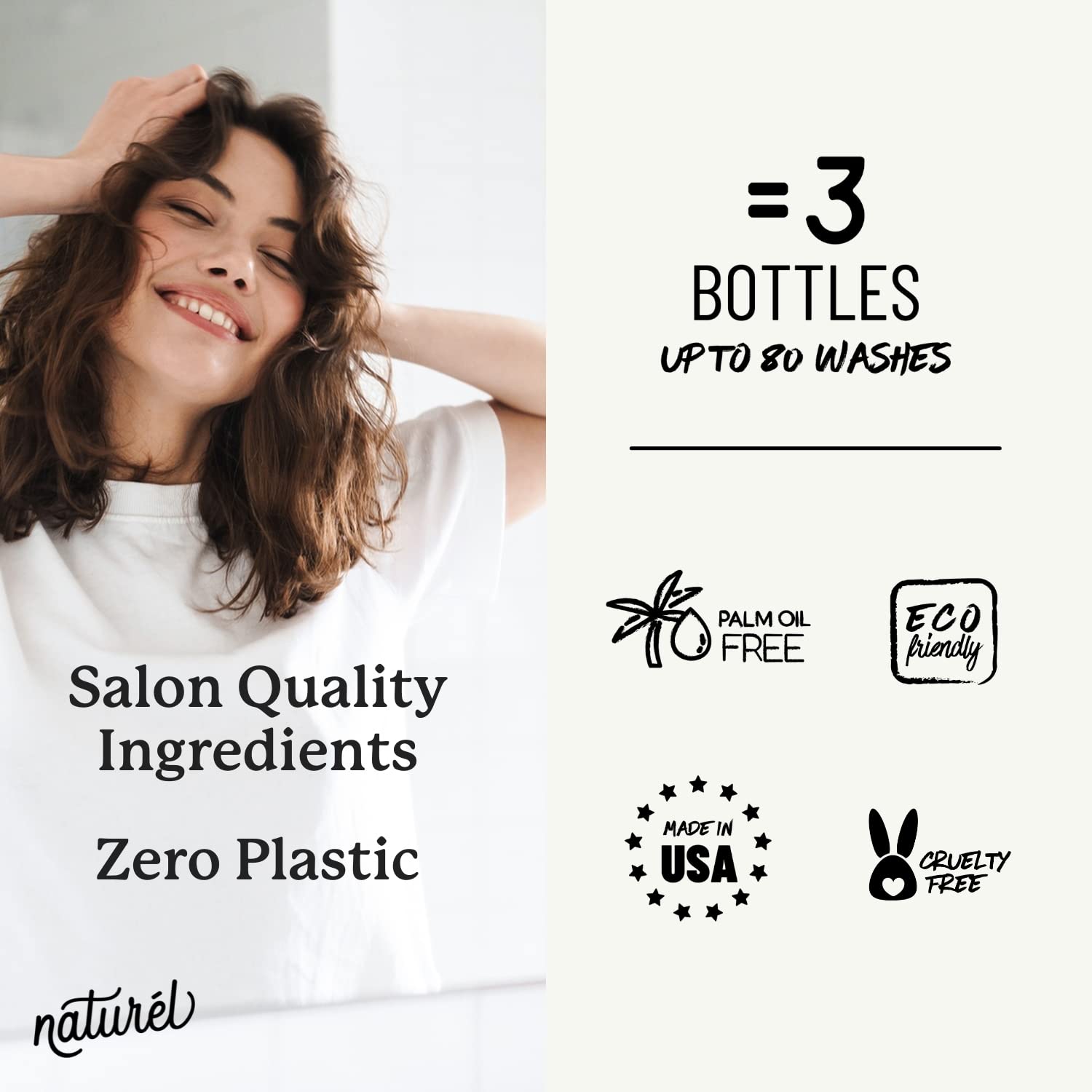 Natur  L Naturel Relax Moisturizing Shampoo Bar For Curly Or Dry Hair, Shampoo Bar For Frizzy Hair, Vegan, Zero Waste, Cruelty F