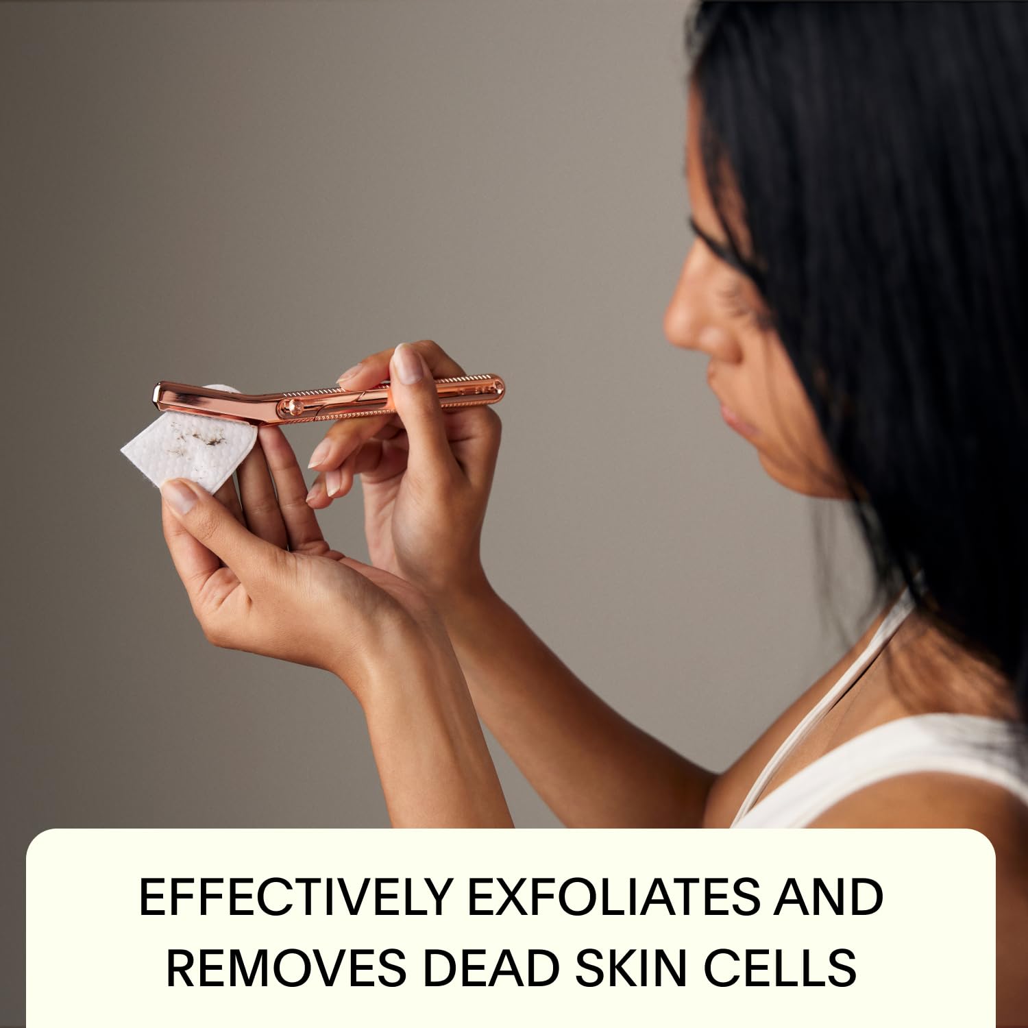 Leaf Shave | The Leaf Dermaplaner, Black - All-Metal Facial Razor And Exfoliating Tool For Women