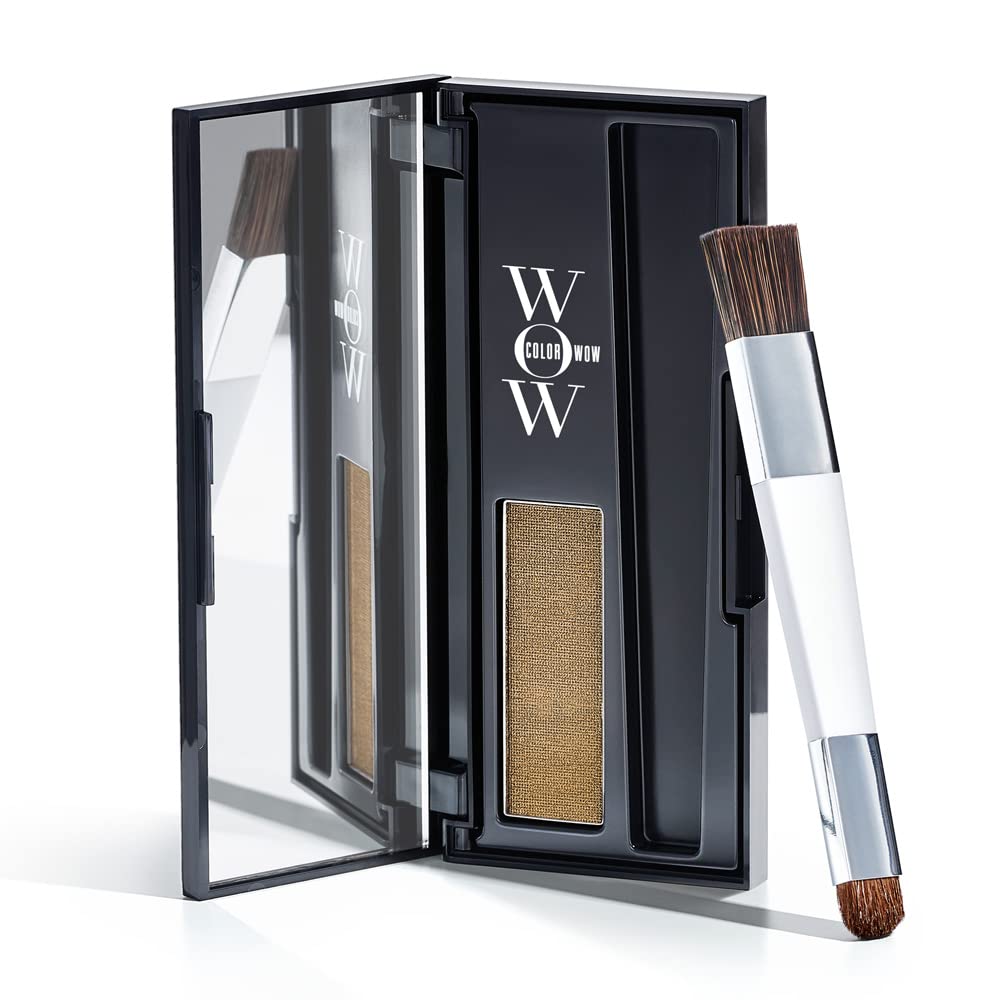 Color Wow Root Cover Up Dark Blonde: Instantly Conceal Greys And Enhance Highlights - Water Resistant, Sweat Resistant, No Mess!