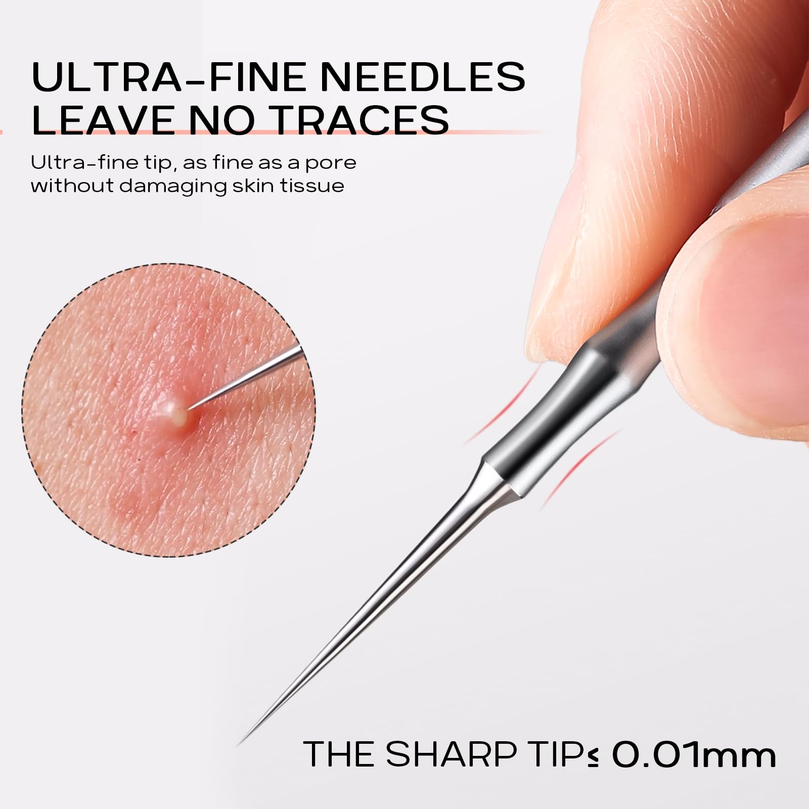 Ygqqoy Pimple Extractor,Pore Extractor, Blackhead Remover,Pimple Popper Tool For Facial Extractor