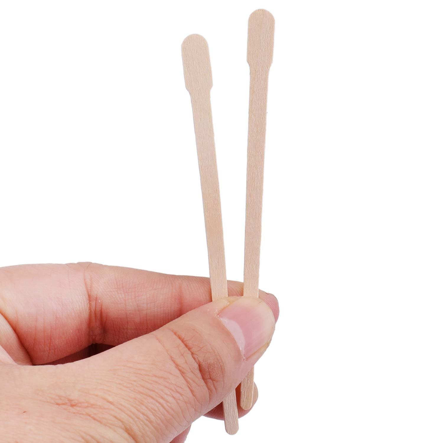 Hedume 2000 Pack Wax Spatulas Whaline Wood Waxing Applicator Sticks Small For Hair Removal Eyebrow Body