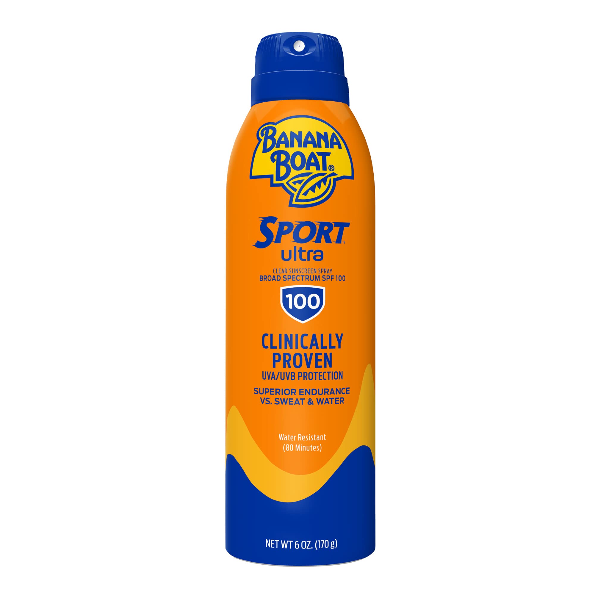Banana Boat Sport Ultra Spf 100 Sunscreen Spray, 6Oz | Sport Sunscreen Spray Spf 100, Banana Boat Sunscreen Spf 100 Spray, High