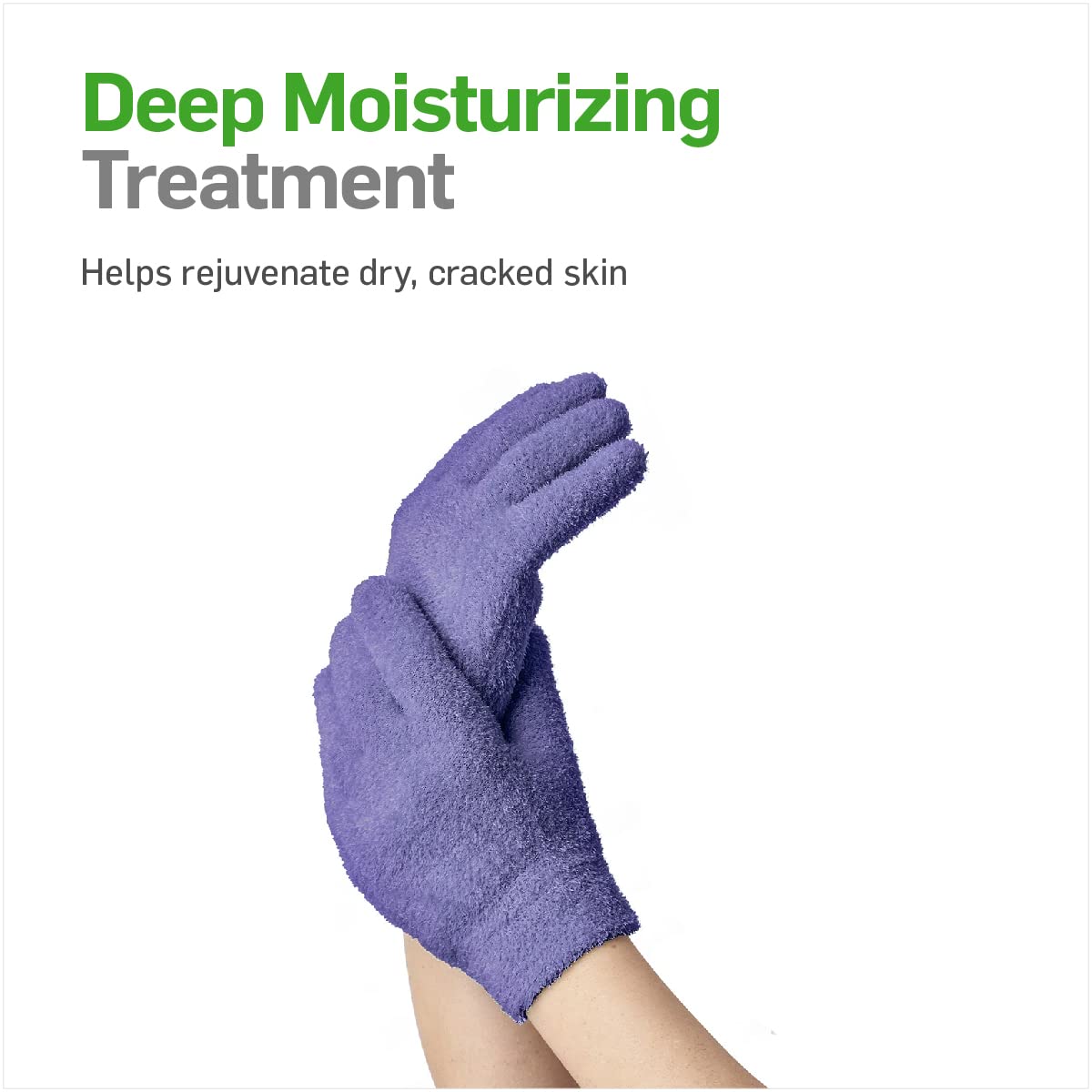 Natracure Moisturizing Gel Gloves - (For Dry, Cracked Skin, Aging Hands, Cuticles, Eczema, After Hand Washing, Instead Of Overni