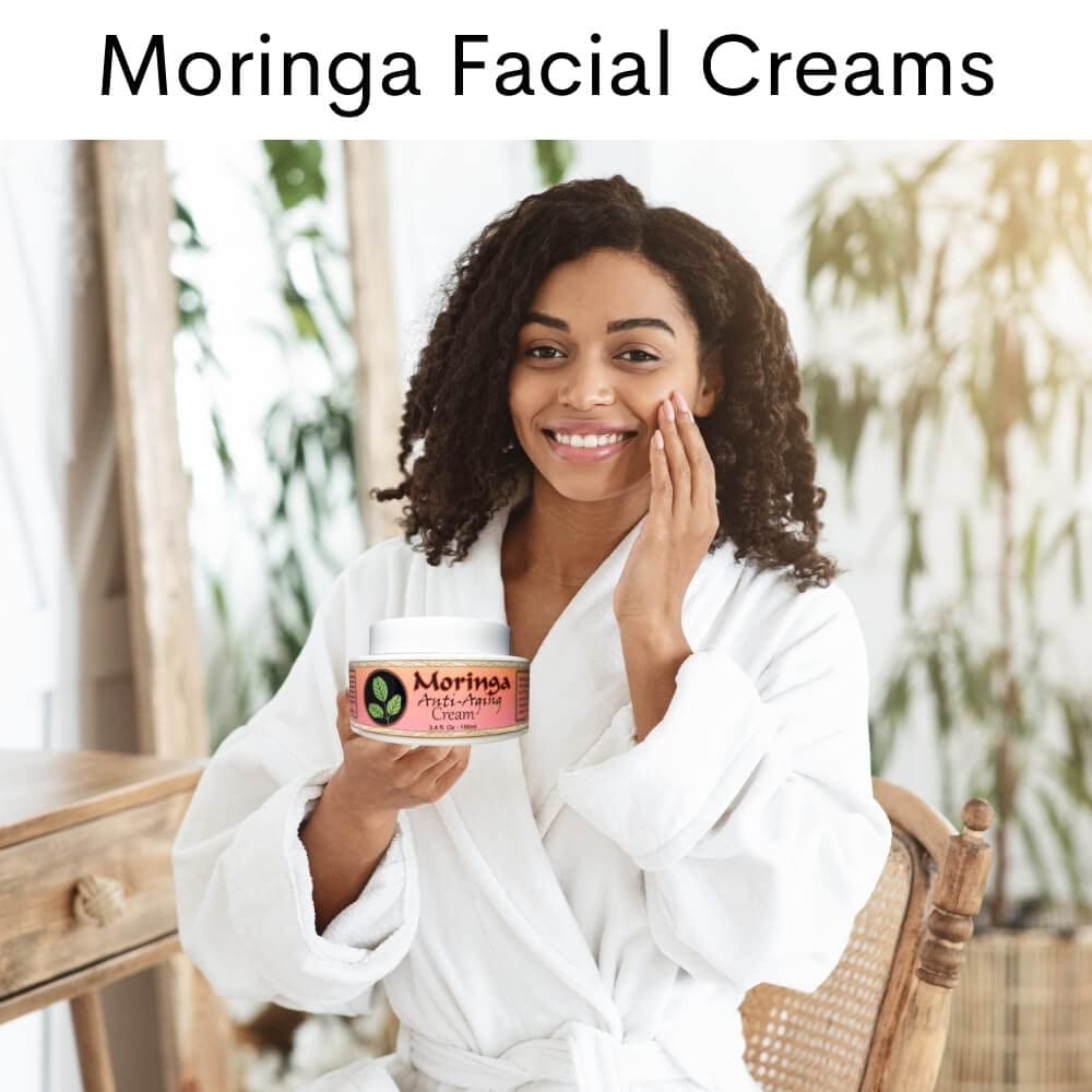 Moringa Energy Life Moringa Anti Aging Cream 13 Powerful Ayurvedic Herbs Of Concentrated Antioxidants, Nutrient Rich Virgin Oils