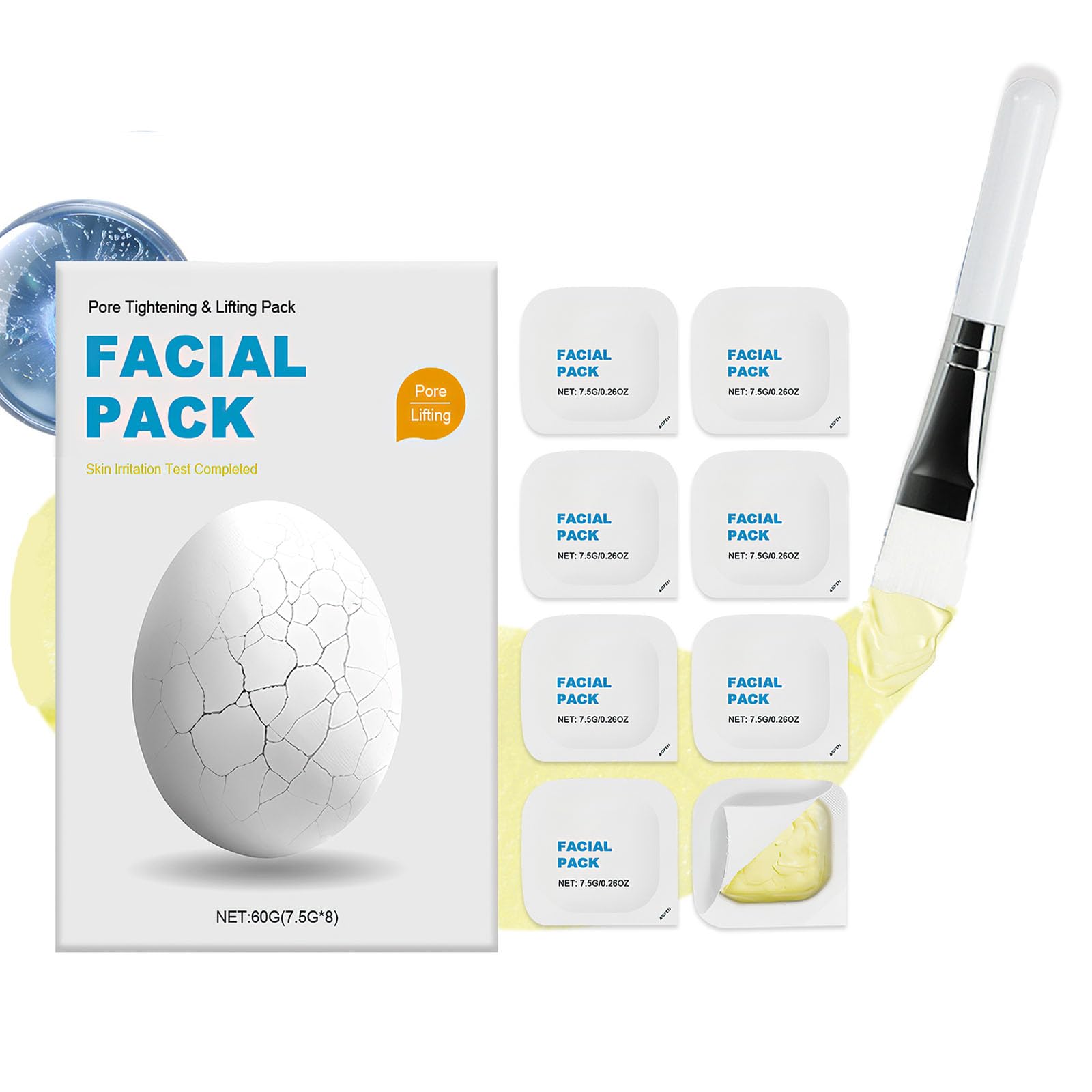 Baysea Zombie Facial Mask - Zombie Mask Skin Care, Zombie Wash Off Face Mask, Hydrating Skincare Face Mask For Smooth Skin Repai