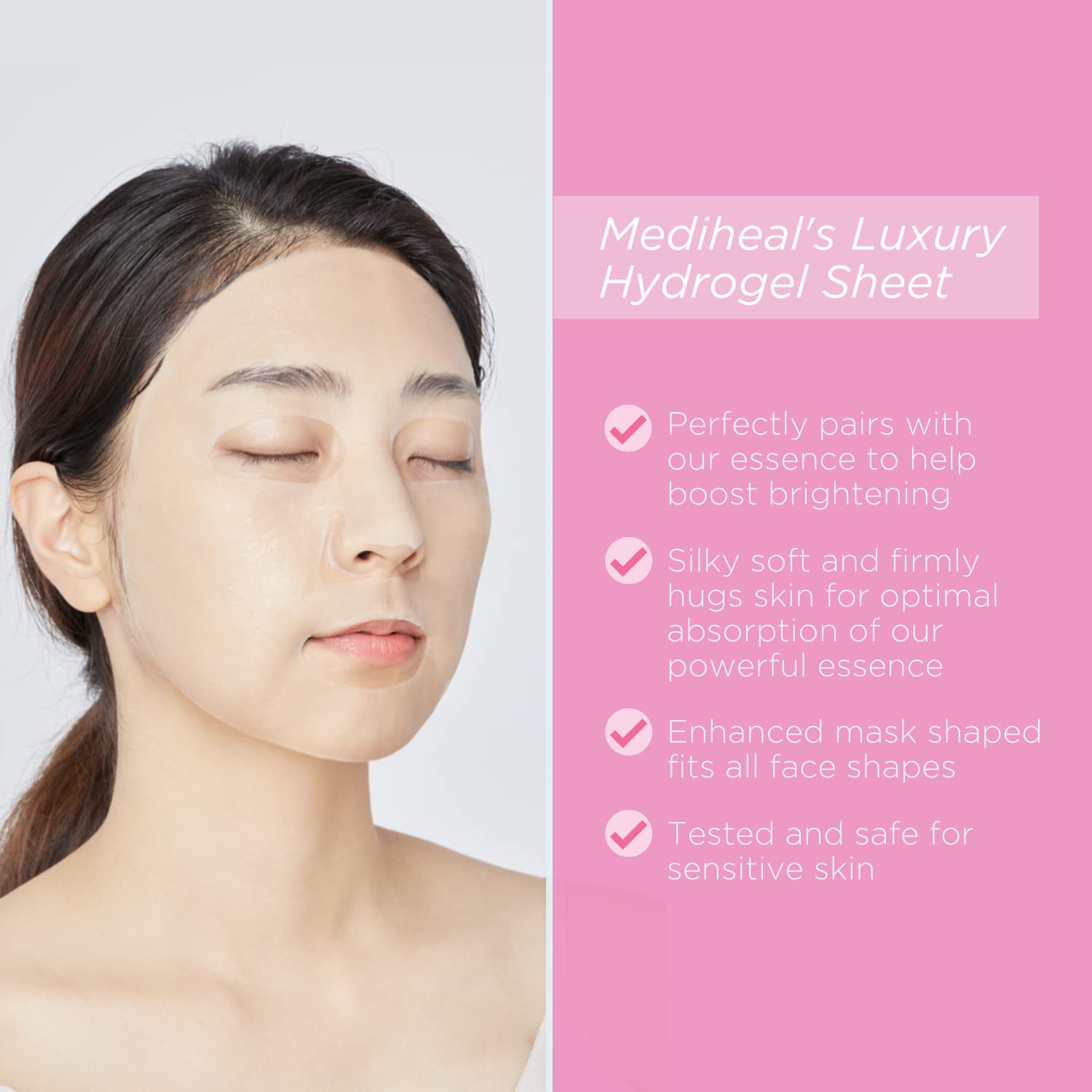 Mediheal Official Best No.1 Korean Sheet Mask - Ipi Ampoule Face Mask 10 Sheets For Brightening Radiant For Dull Skin With Niaci