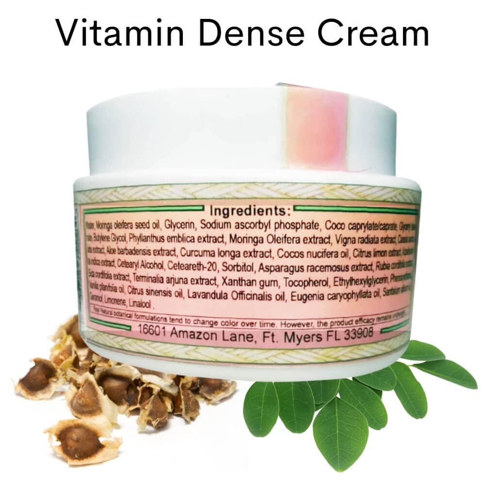 Moringa Energy Life Moringa Anti Aging Cream 13 Powerful Ayurvedic Herbs Of Concentrated Antioxidants, Nutrient Rich Virgin Oils