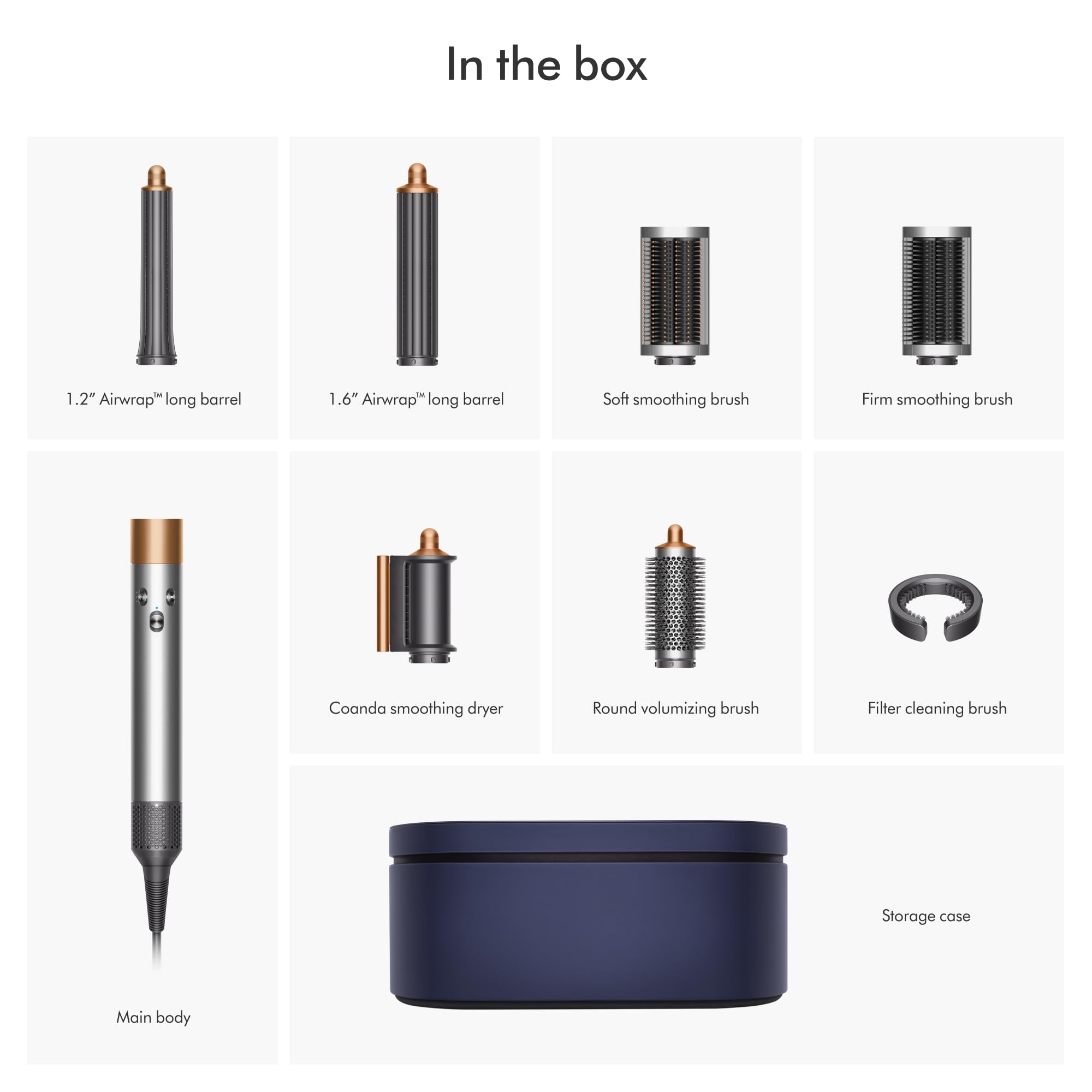Dyson Airwrap Multi-Styler Complete Long, Nickel/Copper