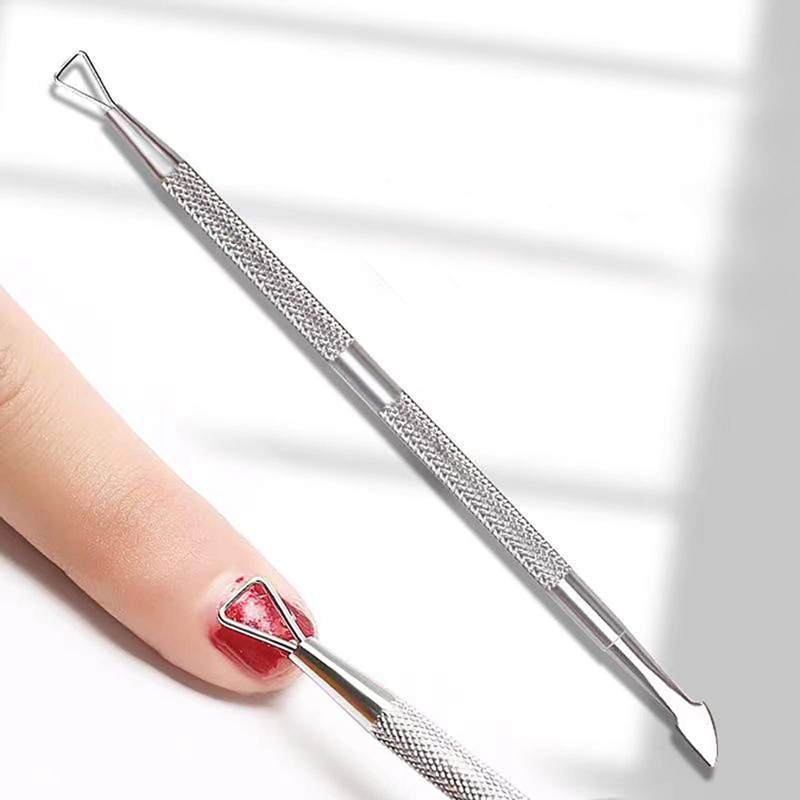 Ponjowl Gel Nail Polish Remover Kit With 10Pcs White Nail Polish Remover Clips Cap, Acetone Nail Dispenser Bottle, Polish Cuticl