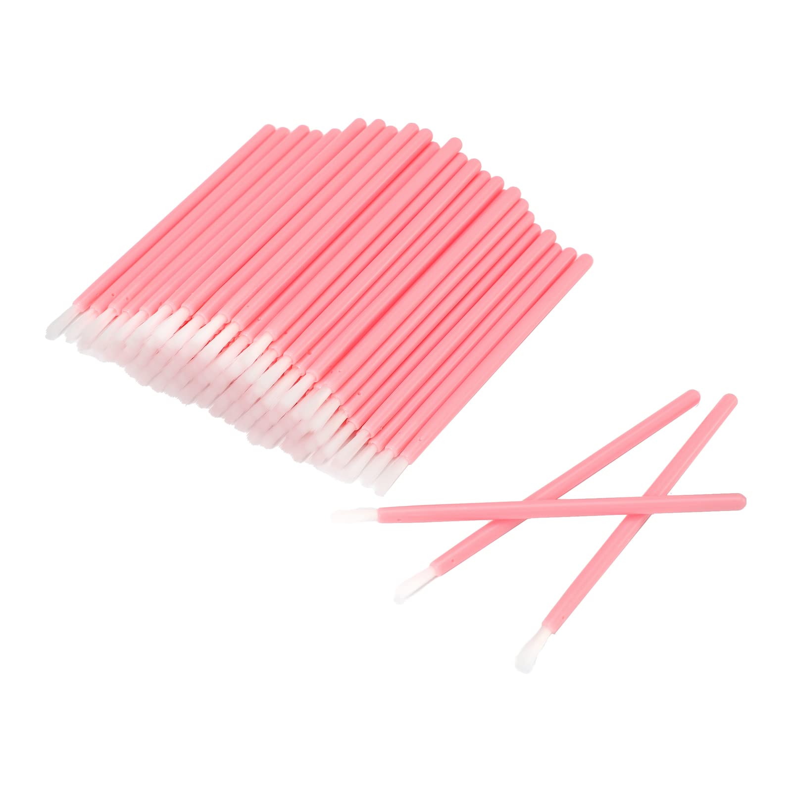 100 Pcs Disposable Makeup Lip Brushes PYO Cookie Paint Brushes Nail Polish Brushes Cosmetic Lip Brush Wands mini paint brushes f