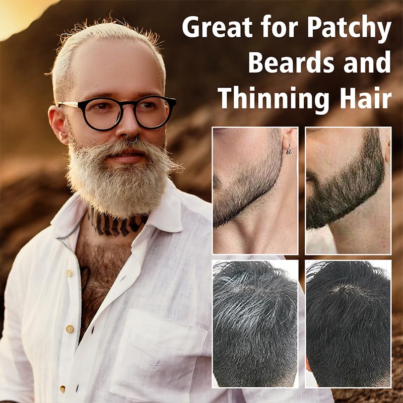 Lockmio Root Cover Up Powder For Women - Light Gray Hairline Powder For Bald Spots, Eyebrows, Beard Line, Light-Blonde Hair Fibe