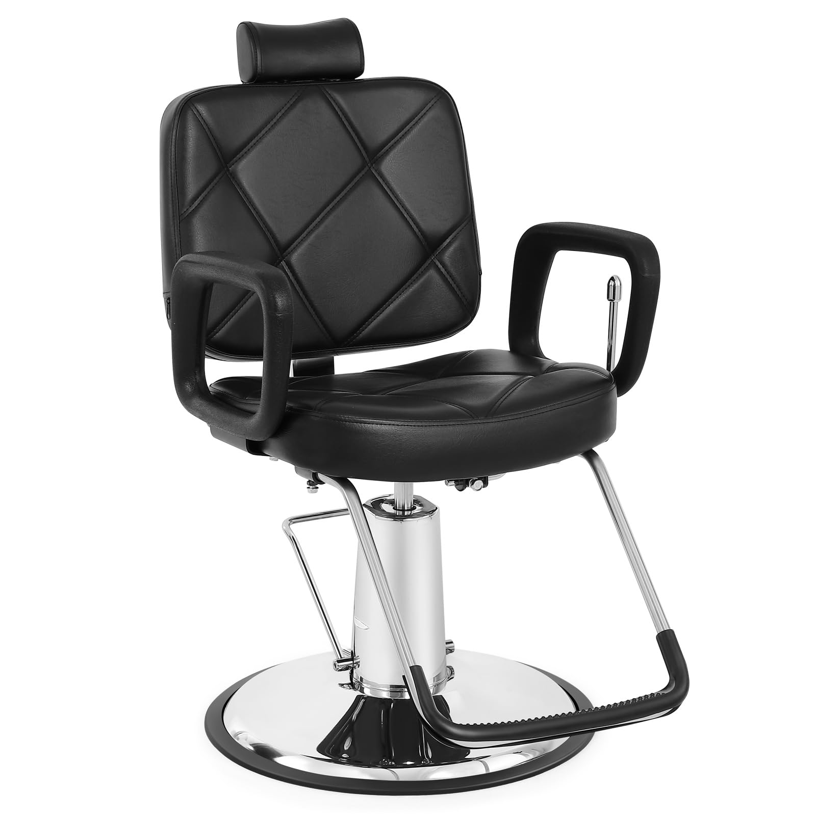 Artist hand Hydraulic Recline Barber Chair Salon Chair for Hair Stylist Heavy Duty Tattoo Chair Shampoo Beauty Salon Equipment L