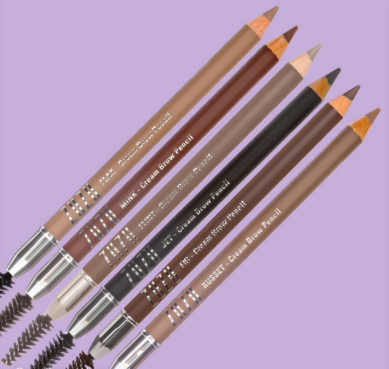 Zuzu Luxe Cream Brow Pencil (Jet- Black), Effortlessy Sculpt And Define Eyebrows, Natural Finish, Creamy Formula. Natural, Parab
