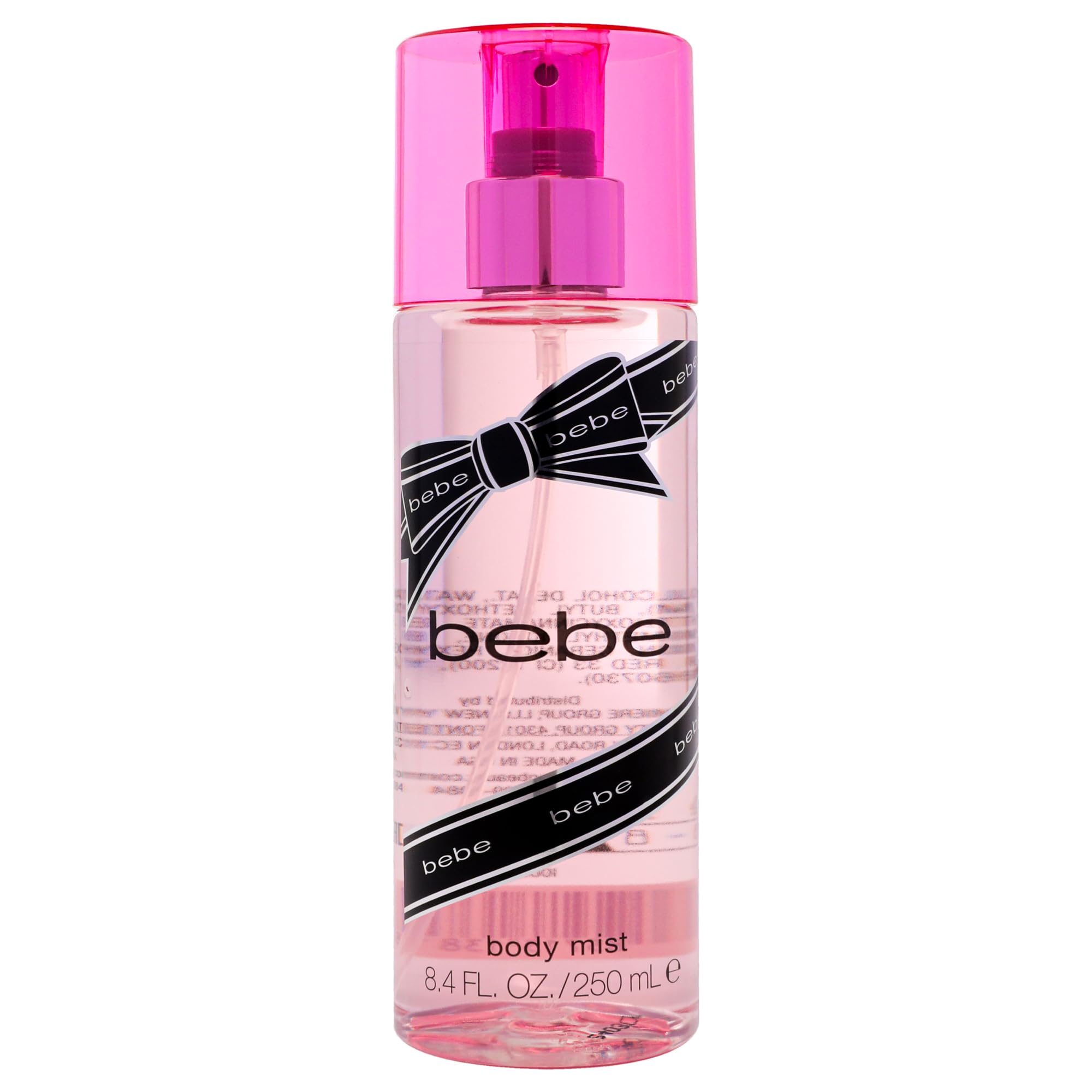 Bebe Silver Body Mist - Body Spray for Women with Mango, Tuberose, Peony, Jasmine, Rose, Cedarwood, Musk, and Sandalwood Long-La